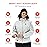 DEWBU Heated Jacket for Women with 12V Battery Pack Winter Outdoor Soft Shell Electric Heating Coat, Women\'s Ice Grey, M