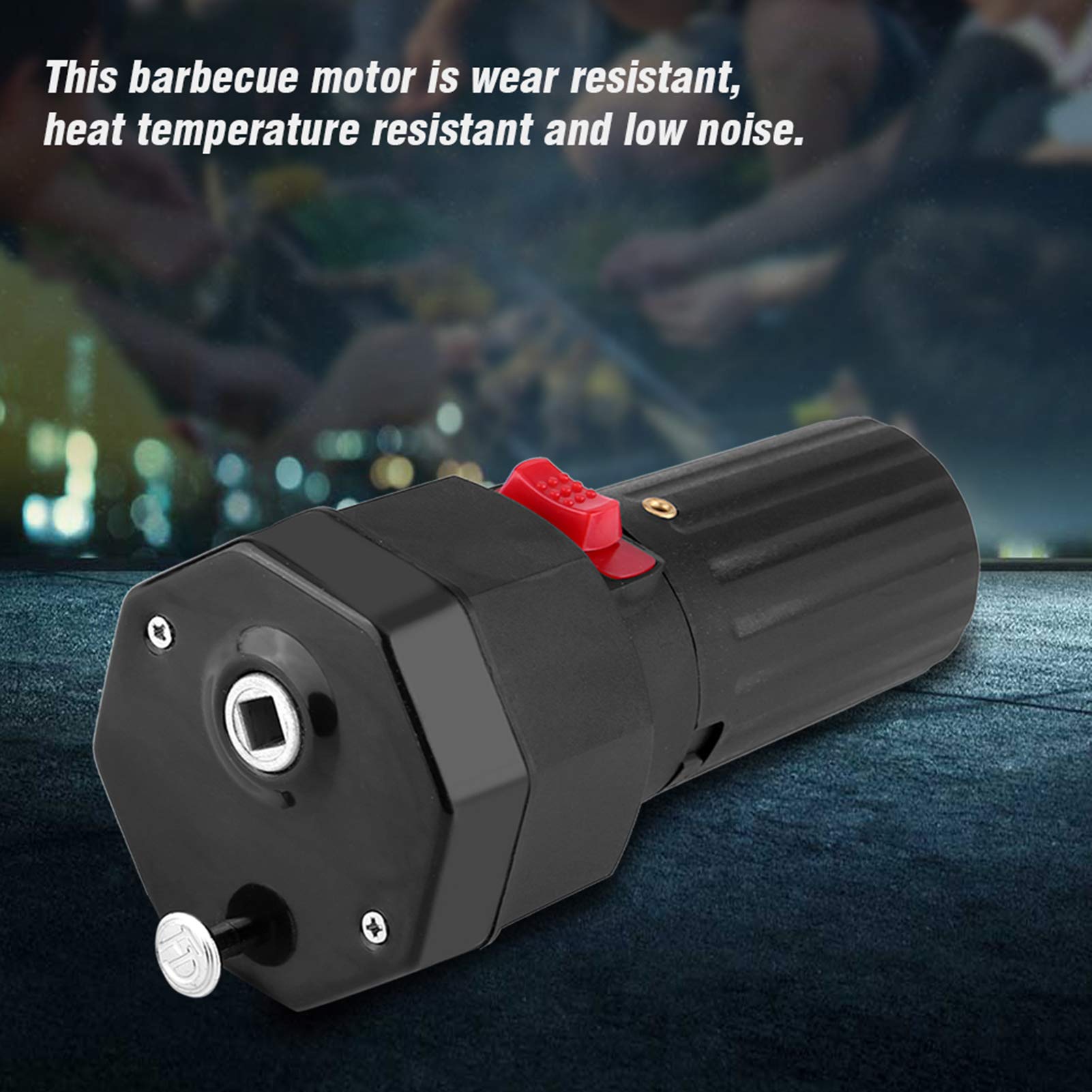 Greensen Moteur de Barbecue à Batterie Moteur de Barbecue électrique Faible consommation d'énergie et Grande capacité de Barbecue Moteur Professionnel Poulet Porc Chèvre