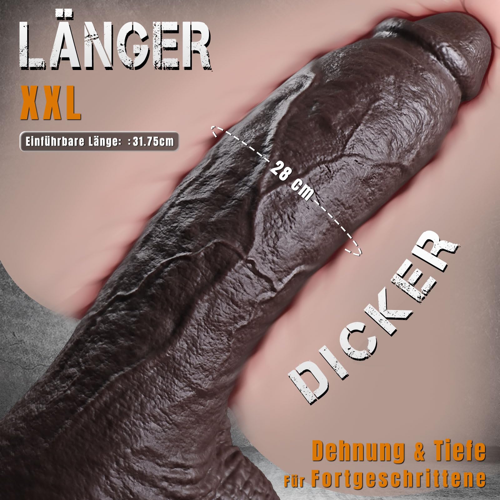 XXL Monster Anal Dildo 41x9cm Starker Saugnapf