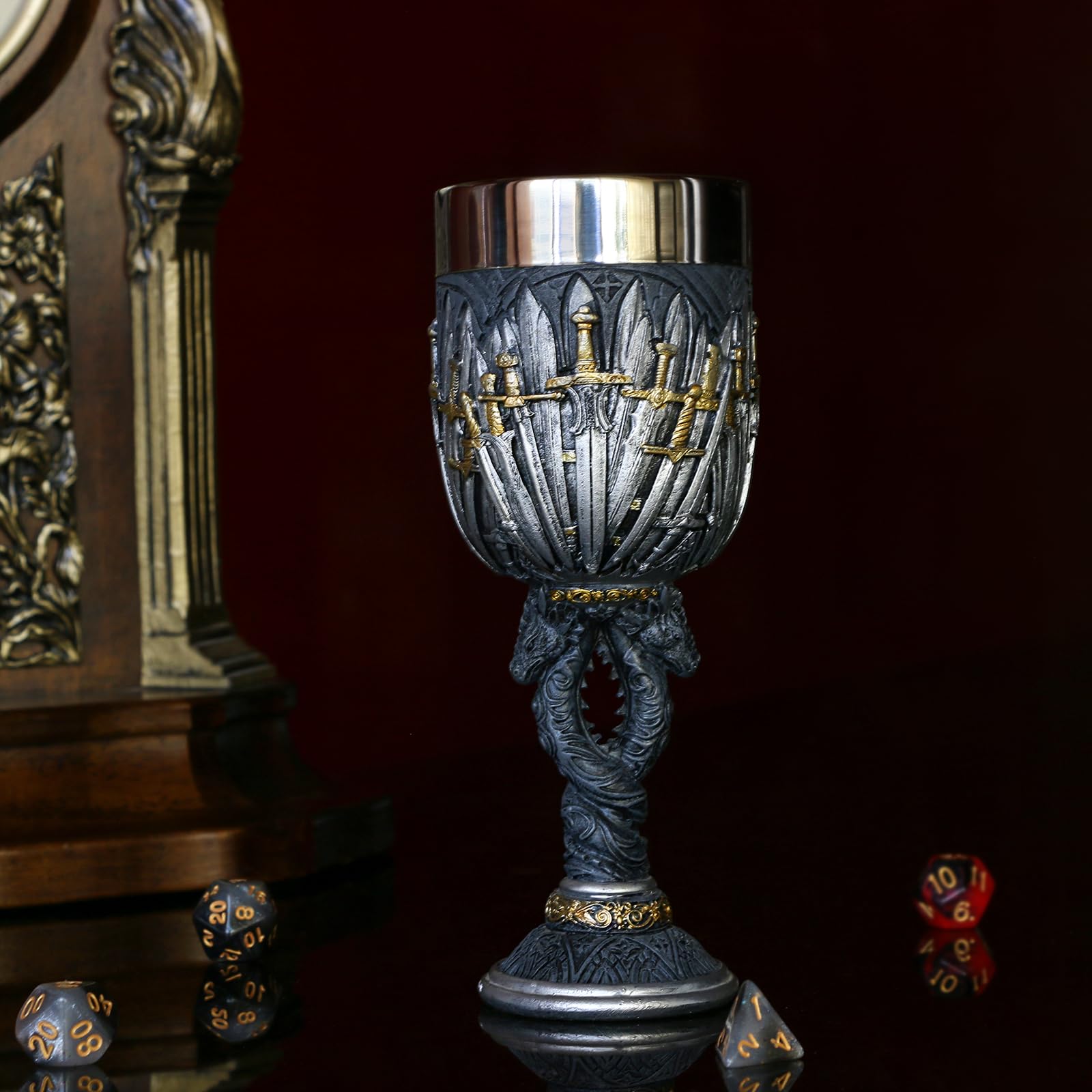 Medieval Dragon Chalice - Game of Thrones Gift -2 Medieval Dragon Chalice - Game of Thrones Gift -2