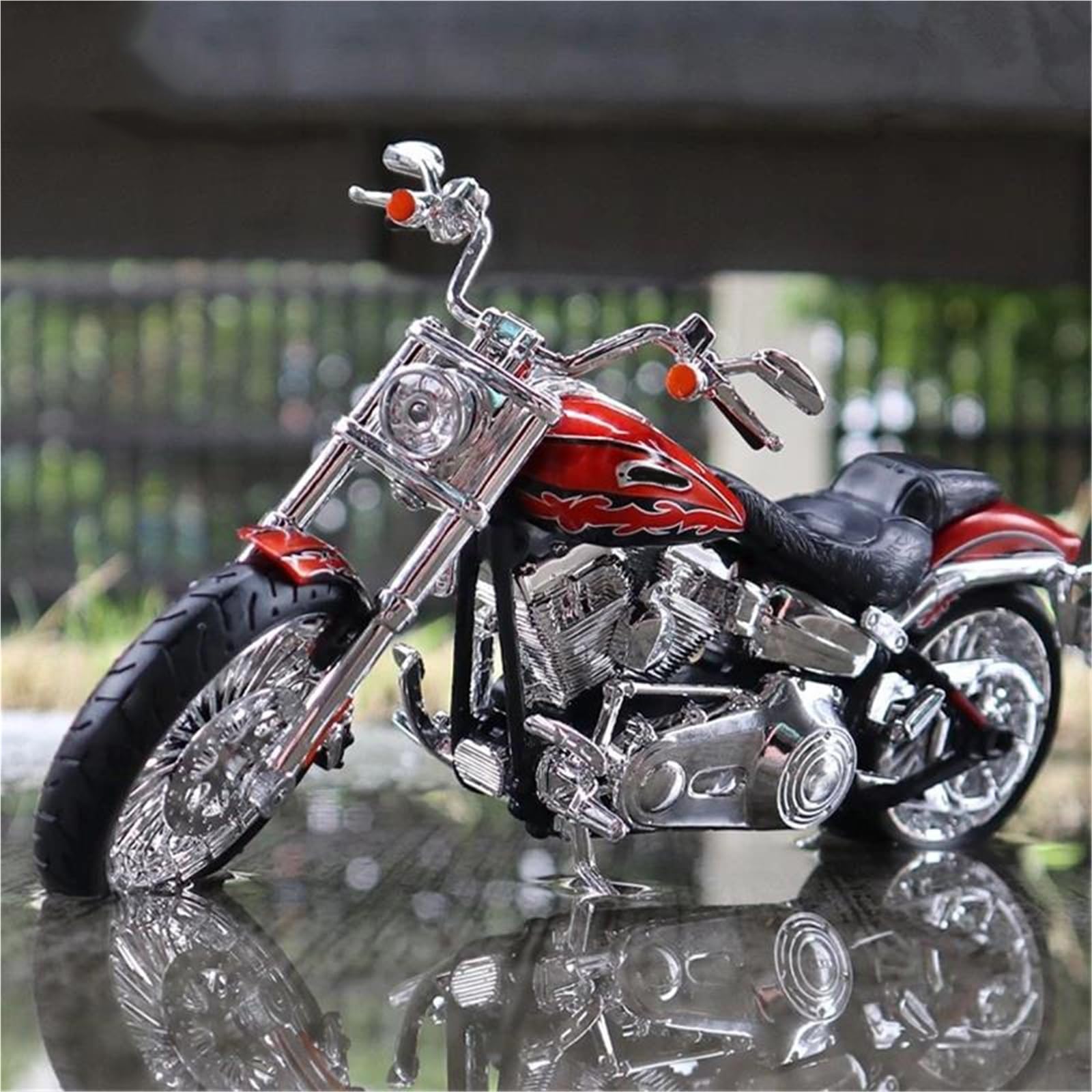Modelo a Escala de Moto Juguetes De Cross-Country, Regalo 1:12 para Harley CVO para Breakout 2014, Motocicleta Carreras Aleación, Modelo Metal Fundido A Presión