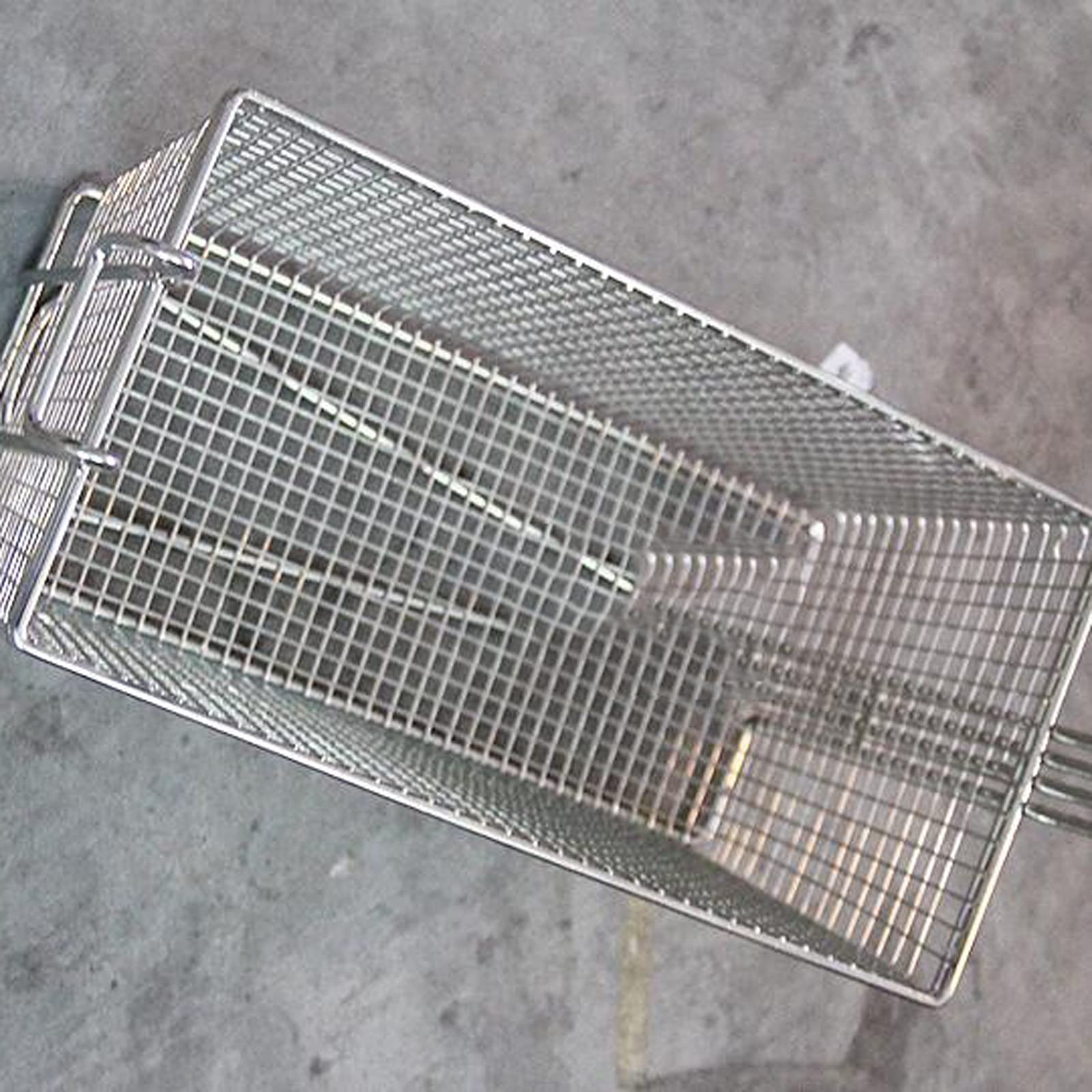 NEBE Panier à Friteuse Panier à Frire de Cuisine Métal Métal Residus Filtrer Tamet de friture avec poignée Longue utilisée for Les Nouilles Français Frites Viande Panier à Frire