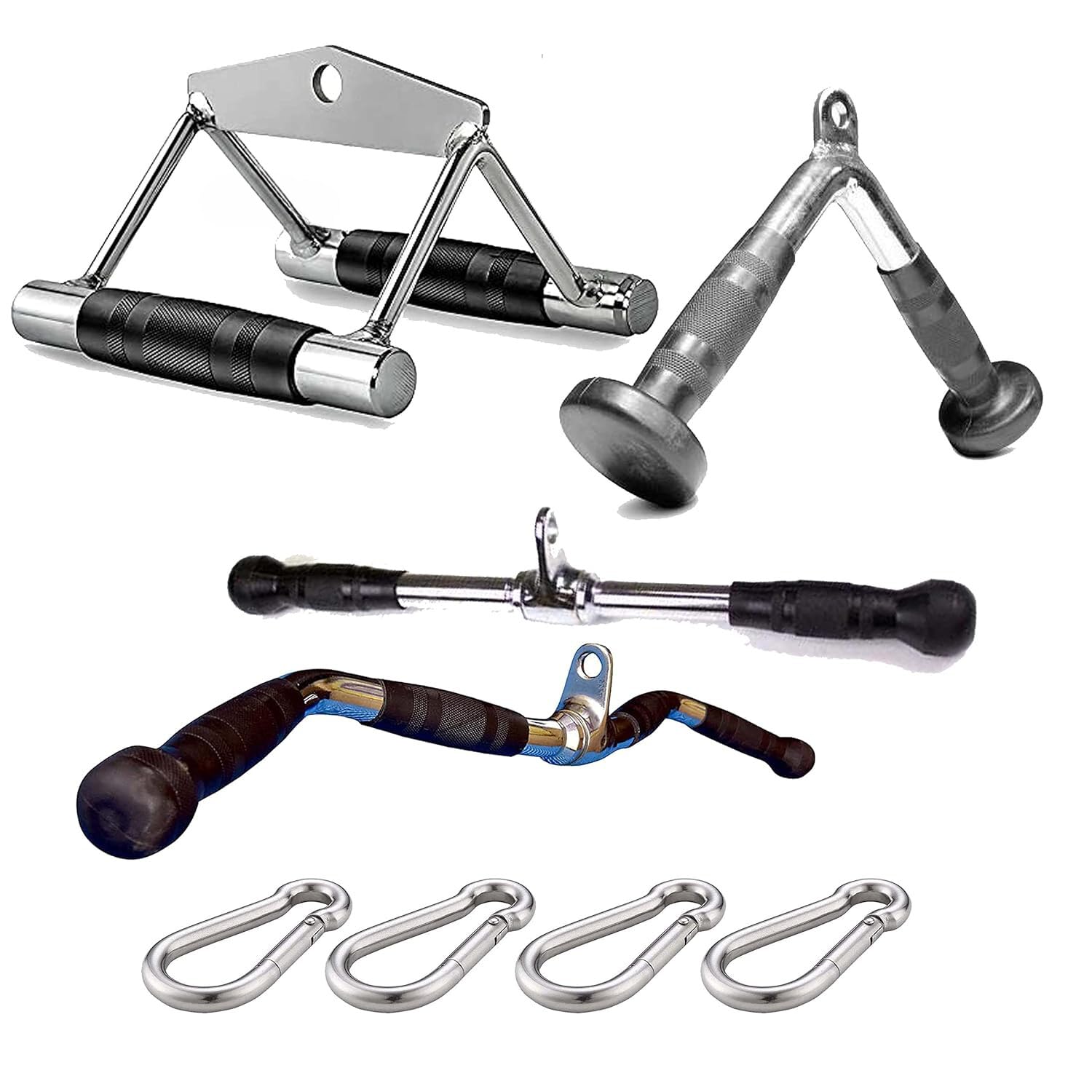 FF Sport Combo of Gym Accessories attachments Rowing Grip, V Handle Grip, Triceps Handle, Zigzag Handle + 4 Safety Locks etc (B0CTHH1MWK) Amazon Price History, Amazon Price Tracker