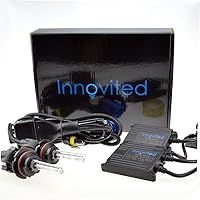 Vista 6 de Innovited 9006 6000K HID Xenon Bulbs Bundle with 35W AC Slim Digital Ballast (Cool White)