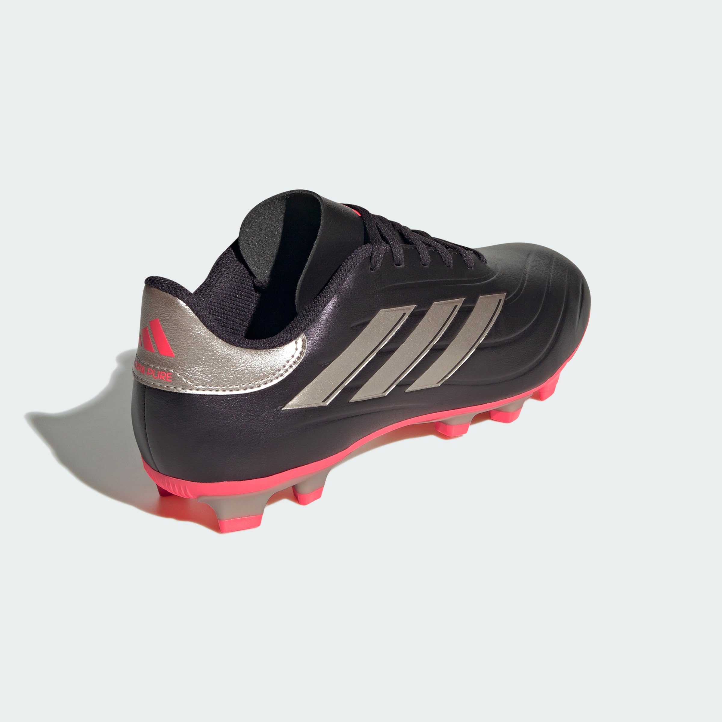 adidas Unisex Copa Pure 2 League Firm Ground Boots Leather Upper Blue, Lila Grau, 42 2/3 EU