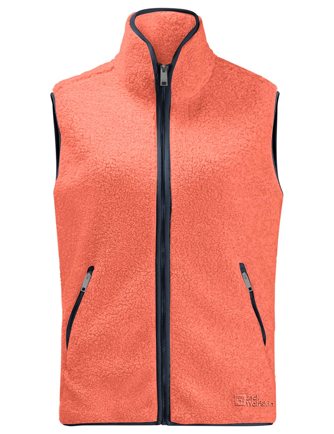 Jack Wolfskin Damen High Curl Vest W Fleece-Jacke, night blue, XS