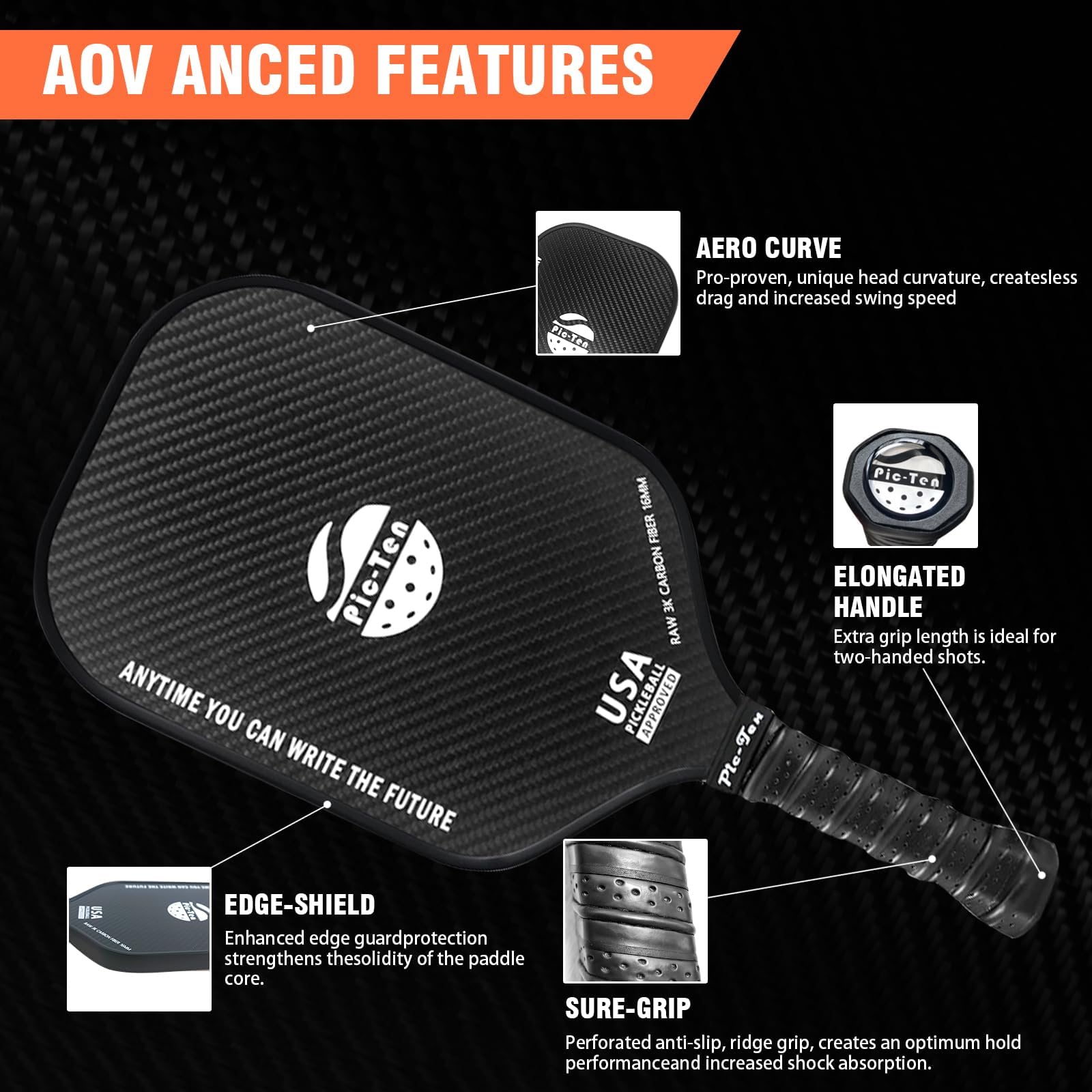 ピックルボール パドル 3Kカーボンファイバー エンジョイスポーツ Amazon | ピックルボールパドル 米国ピックルボール承認 3K未