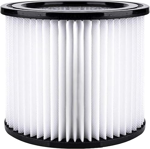 Fette Filter - 90398 Filtro de repuesto para Shop-Vac 90398, 903-98, 9039800, 903-98-00 Tipo AA Filtro de cartucho de vacío húmedo y seco - Paquete