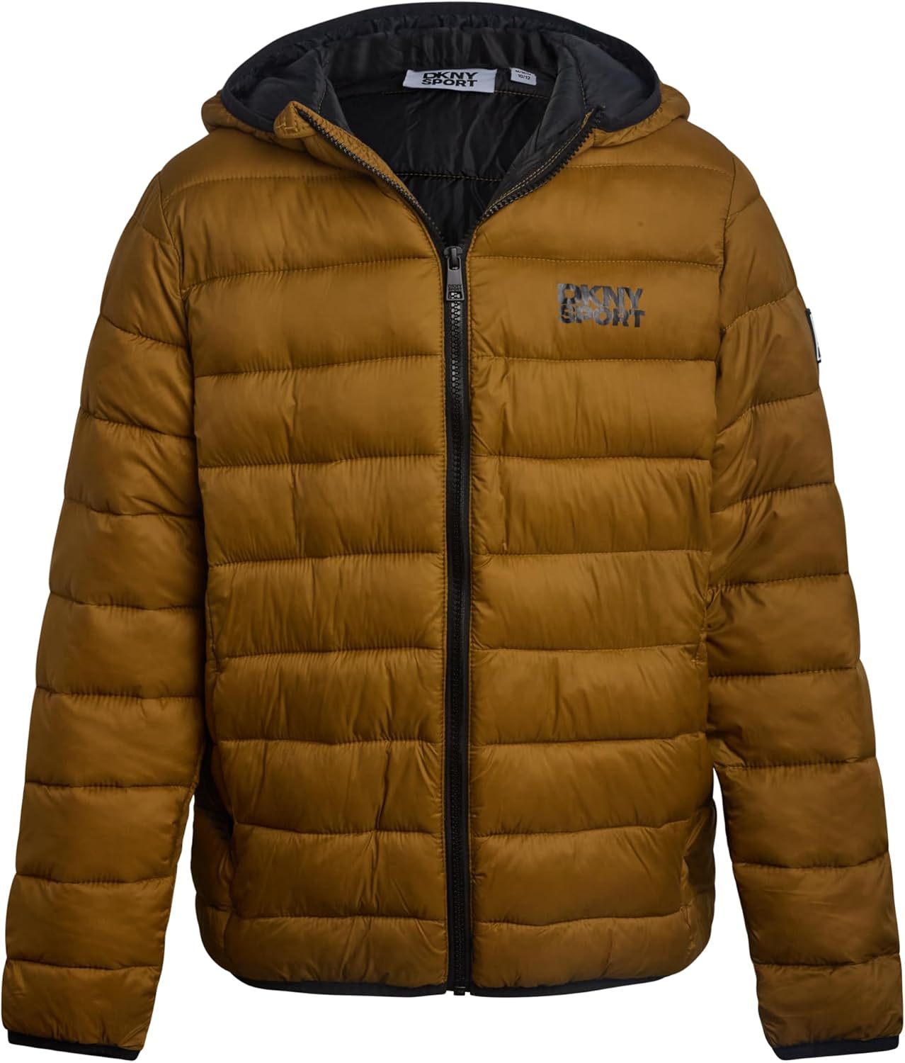 DKNY Boys Puffer Jacket - Midweight Insulated Wind Water Resistant Hooded Puffer Winter Coat - Quilted Winter Jacket for Boys - Image 3