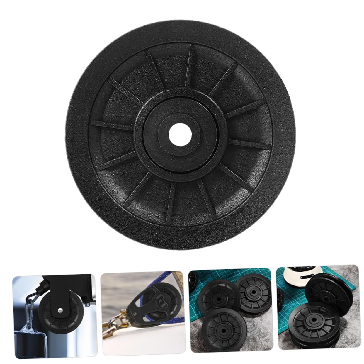 Cabilock 6piezas Poleas De Gimnasio Rodamientos Poleas De Cuerda para Equipos De Gimnasio Suministros para Fitness Casa