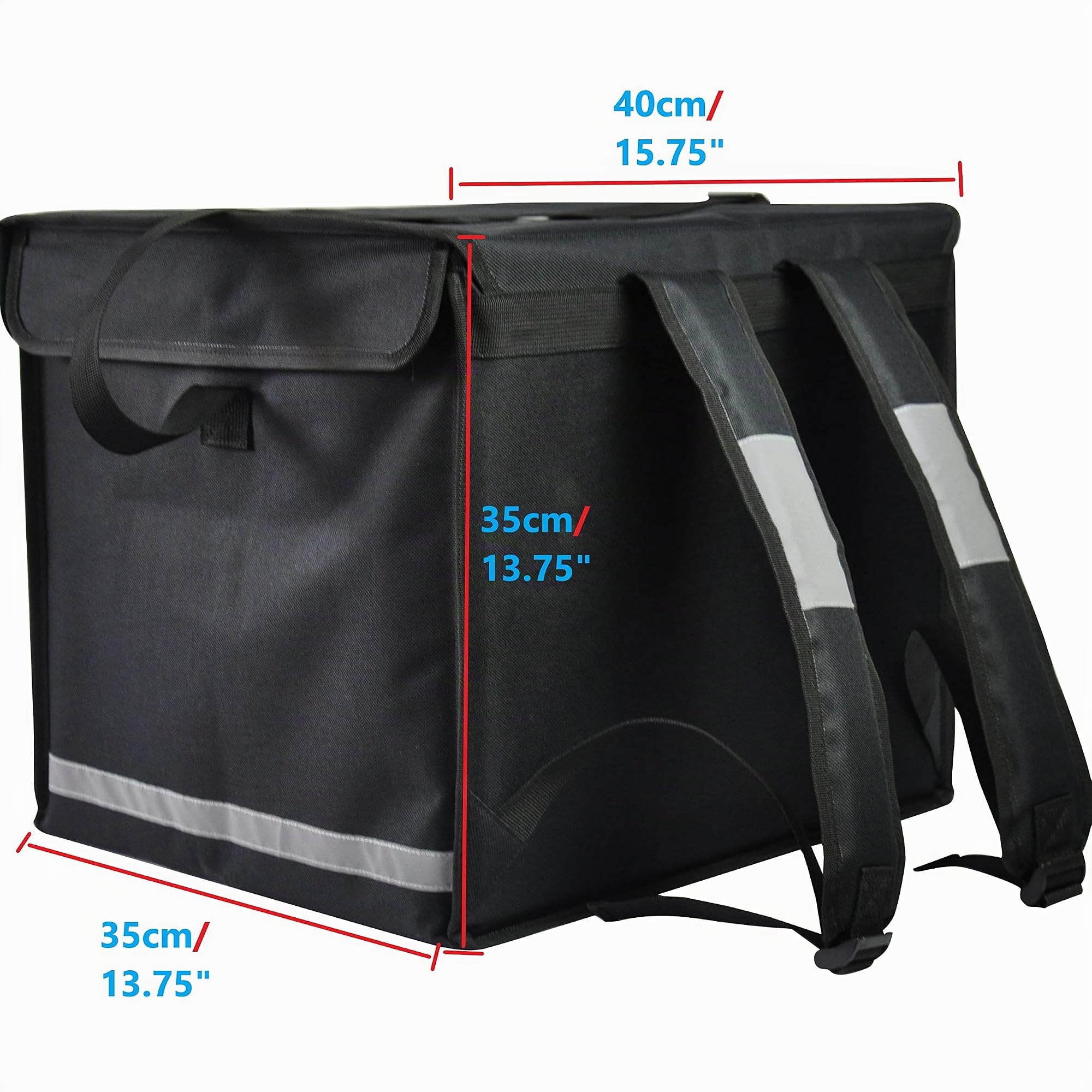 50L XL Lieferrucksack, Kühlrucksack, Isolierrucksack für Restaurants, Imbissbuden, Uber Eats Liefertasche, Deliveroo Taschen, Thermorucksack für Essenslieferungen