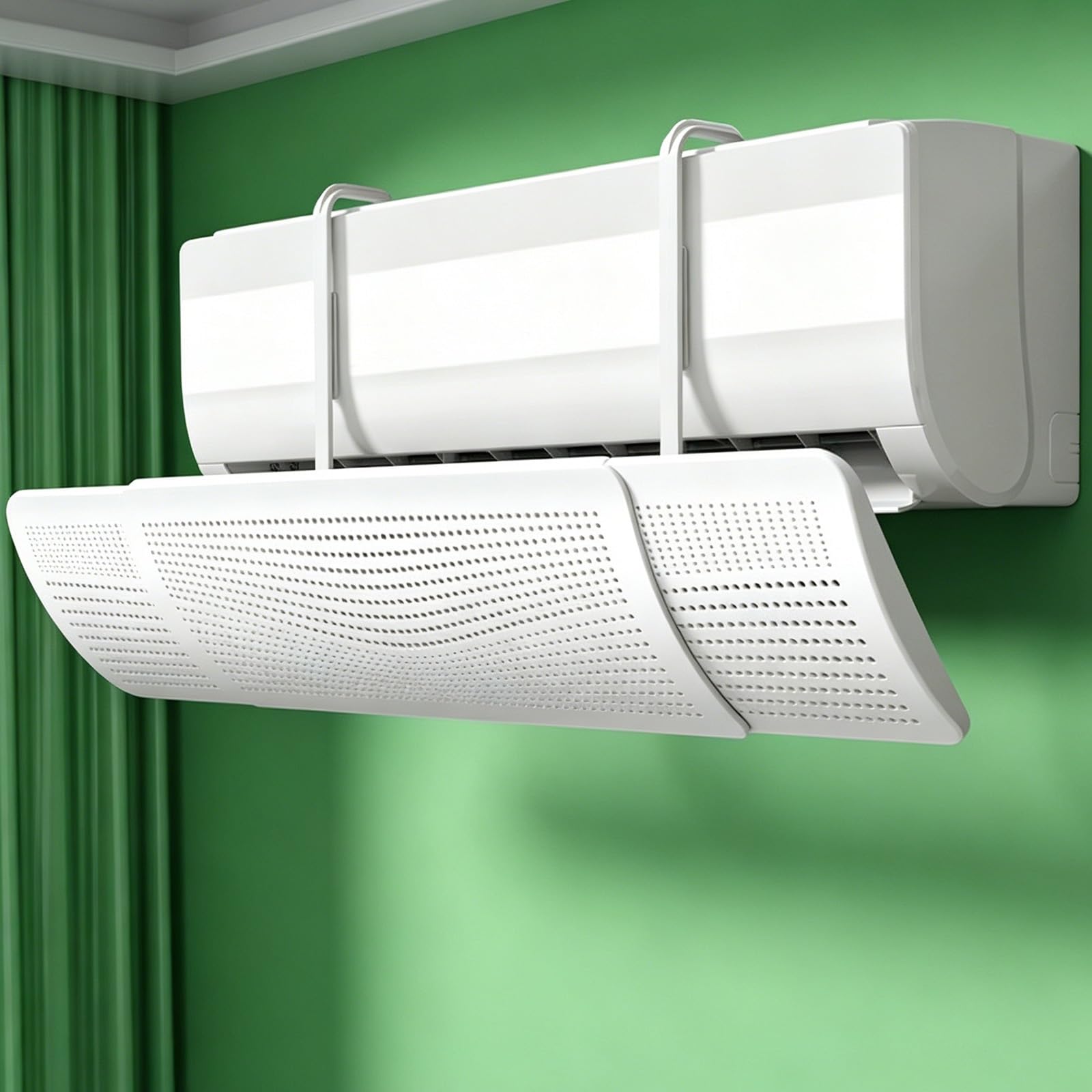 BeiJingYZ Air Conditioner Deflector Telescopic, Air Vent Deflector for Split AC Universal, Adjustable Angle, Aesthetically Pleasing and Practical