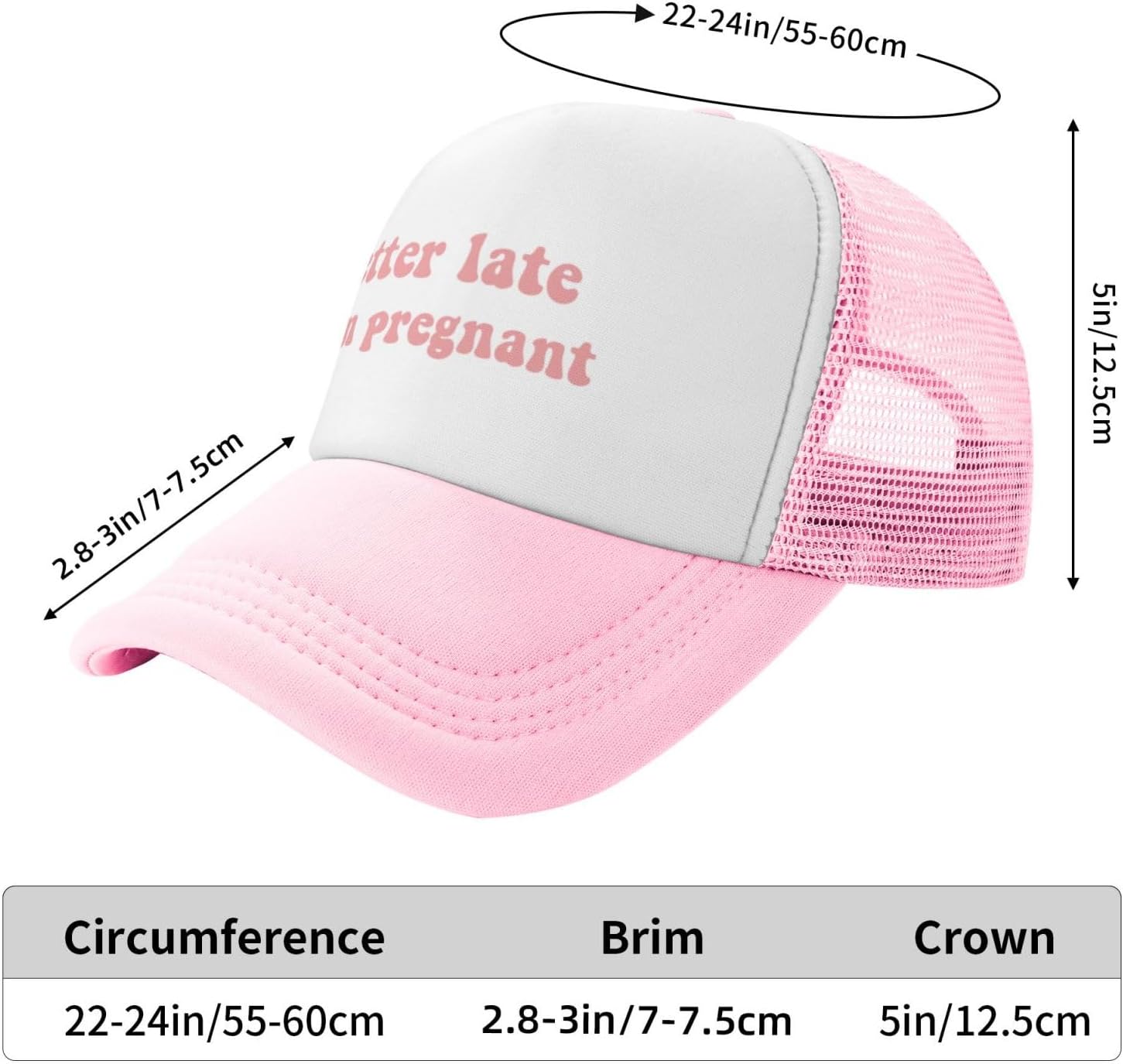 Funny Trucker Hat Can't Nobody Love You Like Jesus for Women and Men Baseball Cap Breathable Mesh Pink - Image 2