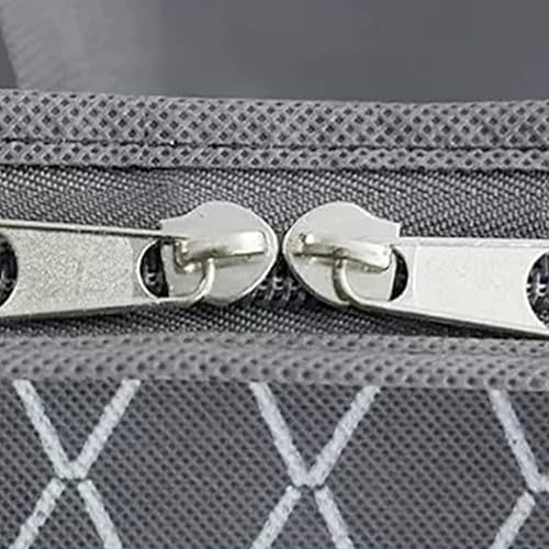 Miniatura 9 de Contenedores de almacenamiento no tejidos debajo de la cama con asas reforzadas, almacenamiento debajo de la cama para zapatos con ventana