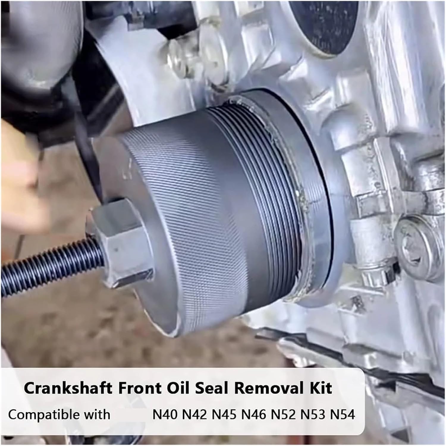 Crankshaft Front Oil Seal Removal Kit Compatible With BMW N13 N20 N26 N40 N42 N45 N46 N52 N53 N54 N55 111 370 111 371