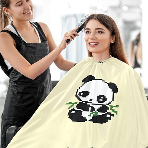 Miniatura 7 de Waterproof Barber Cape -Panda Bear 3 Cheetah Haircut Bib for Men, Unisex Hair Cutting Cape(8rp1a)