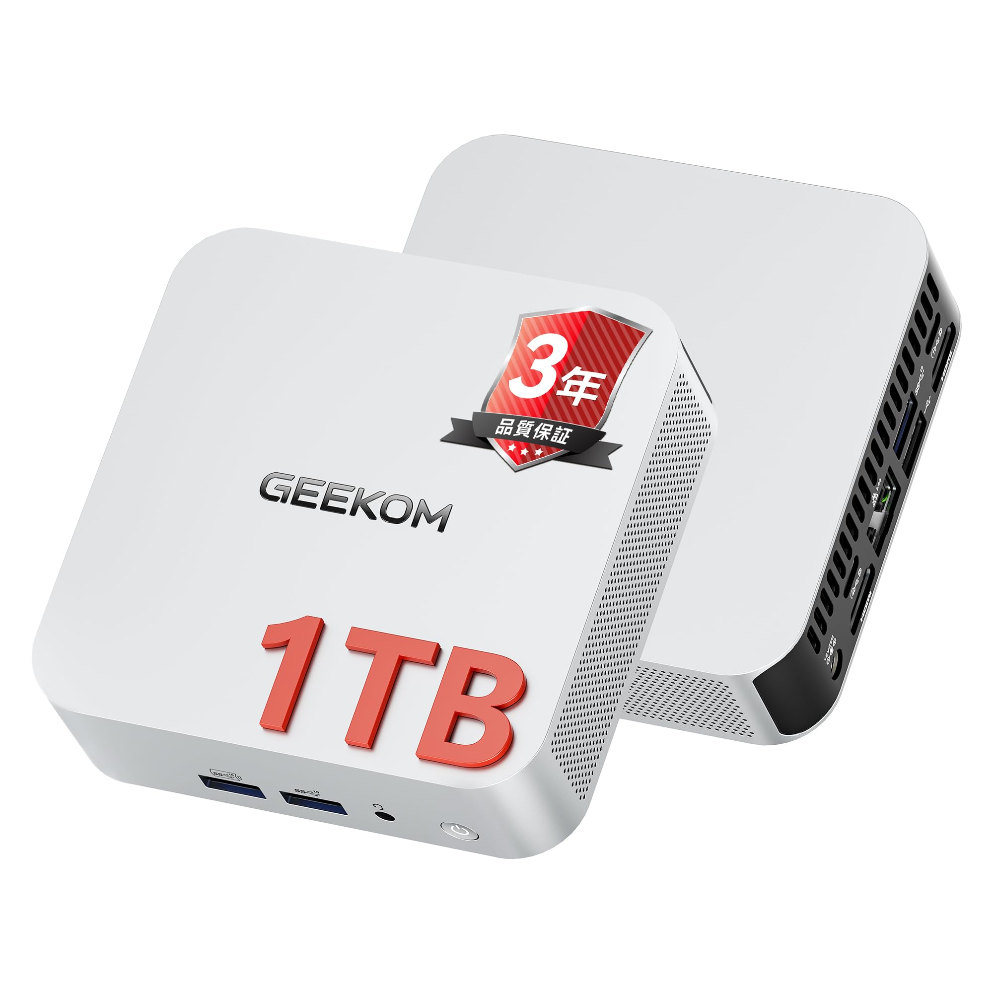 GEEKOM A5 Pro 2026 エディション 16GB+1TB ミニPC GEEKOM MiniPC A5 Pro｜コンパクト＆6USB搭載 Windows 11ミニPC