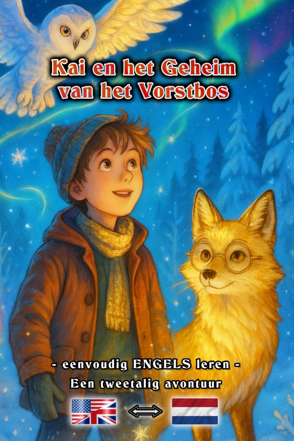 Kai en het Geheim van het Vorstbos - Avonturenboek | eenvoudig ENGELS leren | Een tweetalig avontuur voor jong en oud | Engels - Nederlands