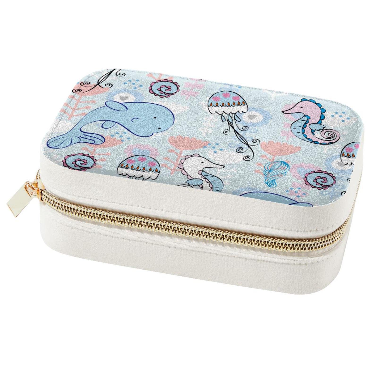 Boîte à bijoux de voyage méduse idéale pour vos vacances