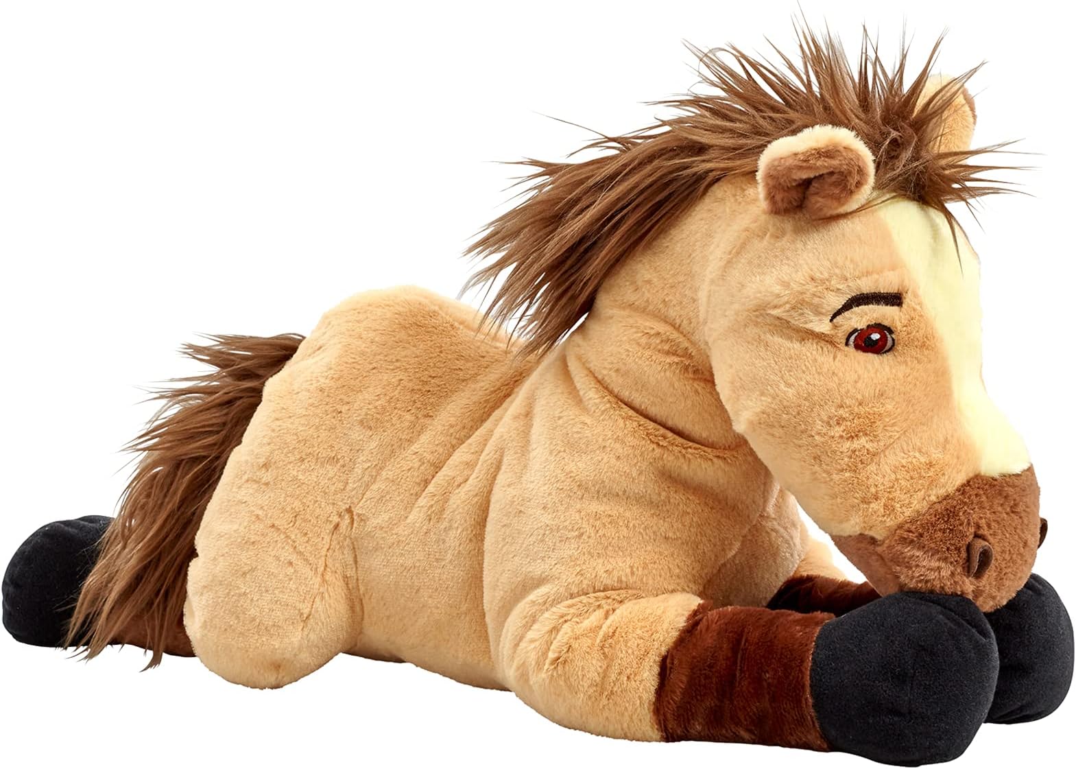 Official Dreamworks Spirit Soft Toy - Plush Horse Animal Cuddly Teddy - Toys for Toddlers and Babies by Rainbow Designs