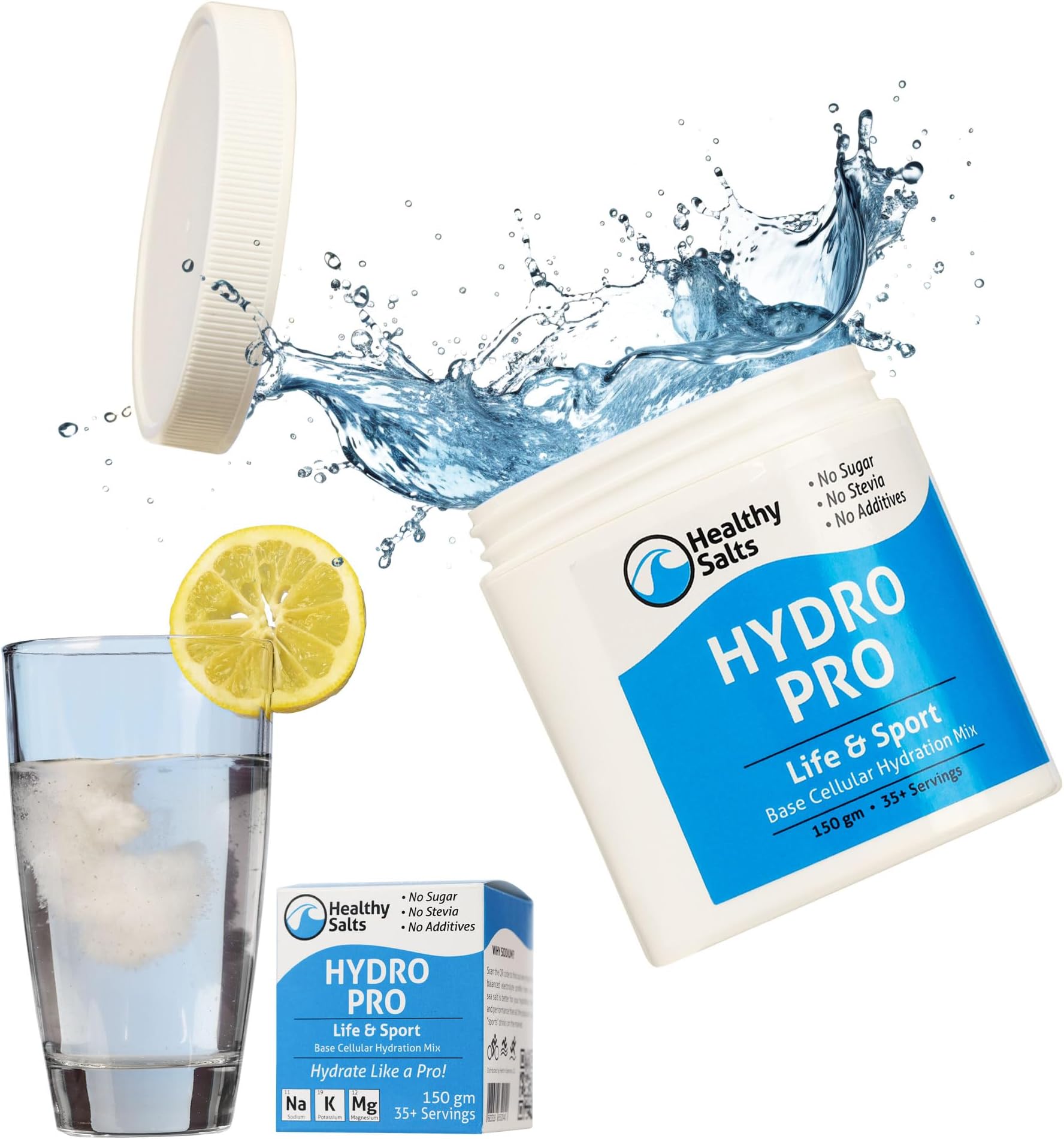 Electrolytes Powder, Hydration Powder for Water, Sugar Free Hydration Formula for Optimal Replenishment, 35 Servings per Tub