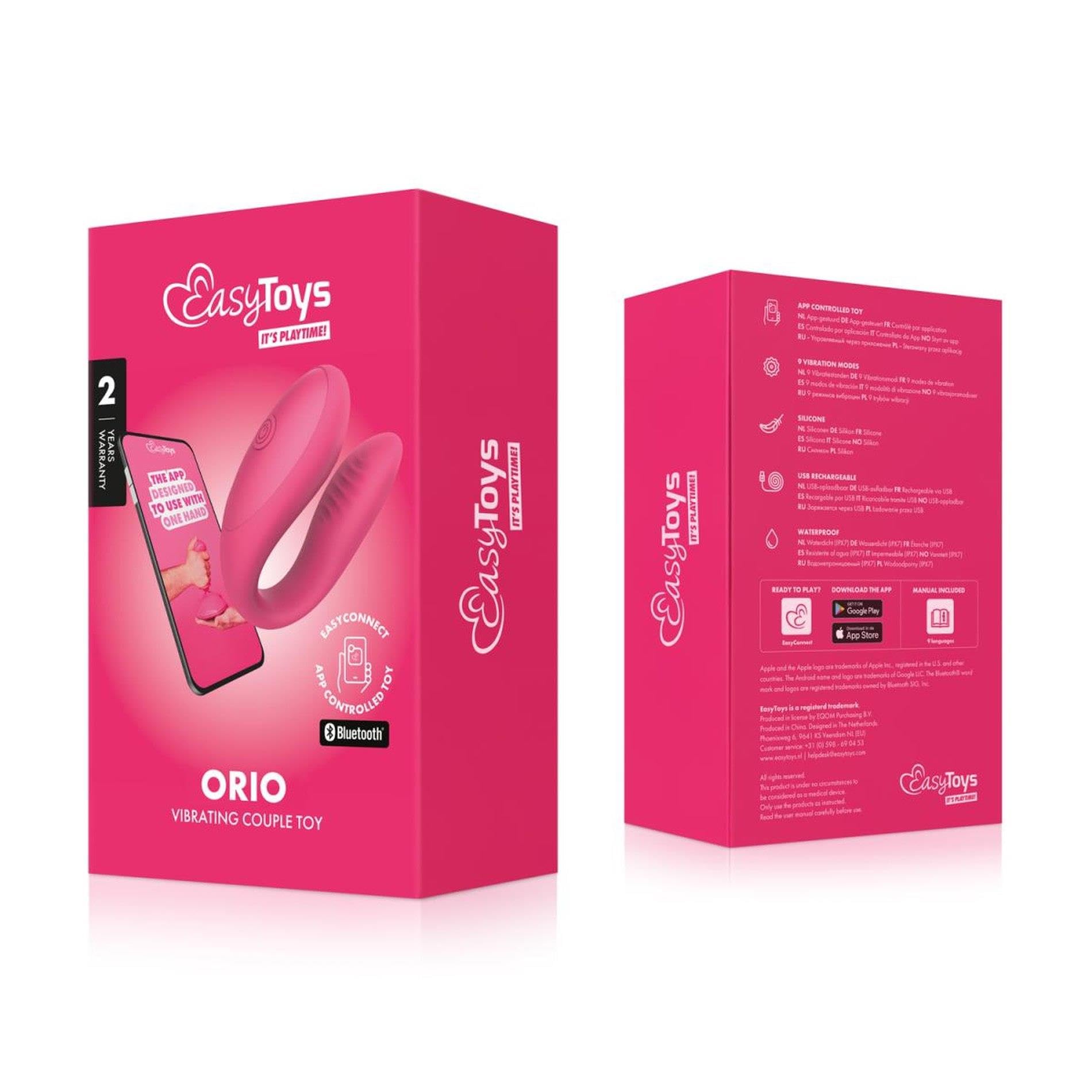 EasyConnect - Vibrador de par Orion aplicación enviada