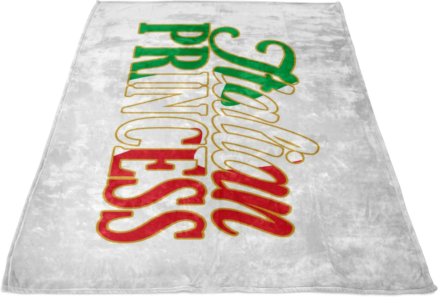 Italian Princess Blanket - Luxury Super Soft Plush Fleece Throw - Cozy and Fuzzy Fabric for Bed Couch Sofa – Great Gift for Women, Men, Mom, and Grandma