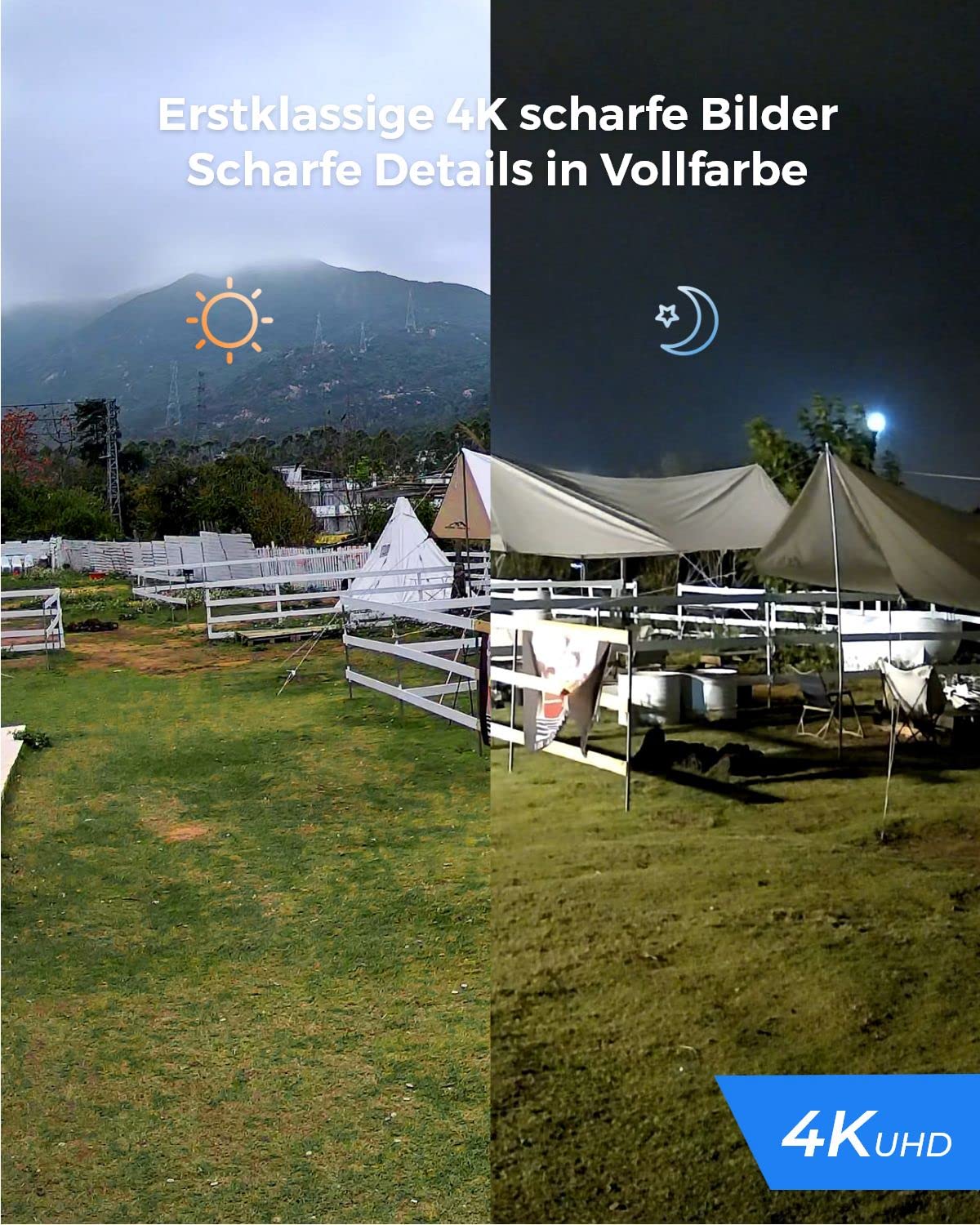 Reolink 4K Smarte PoE IP Kamera Outdoor mit Personen-/Autoerkennung, 5X optischer Zoom Überwachungskamera Aussen, Spotlight, Farbige Nachtsicht, Zwei-Wege-Audio, microSD Kartensteckplatz, RLC-811A