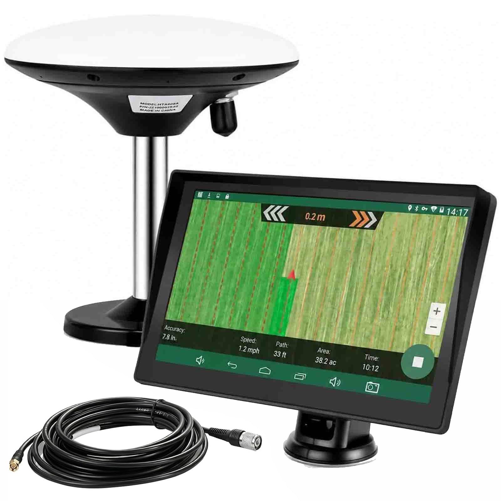 Navegador GPS agrícola Alta precisión 7 Pulgadas, guiado Tractores