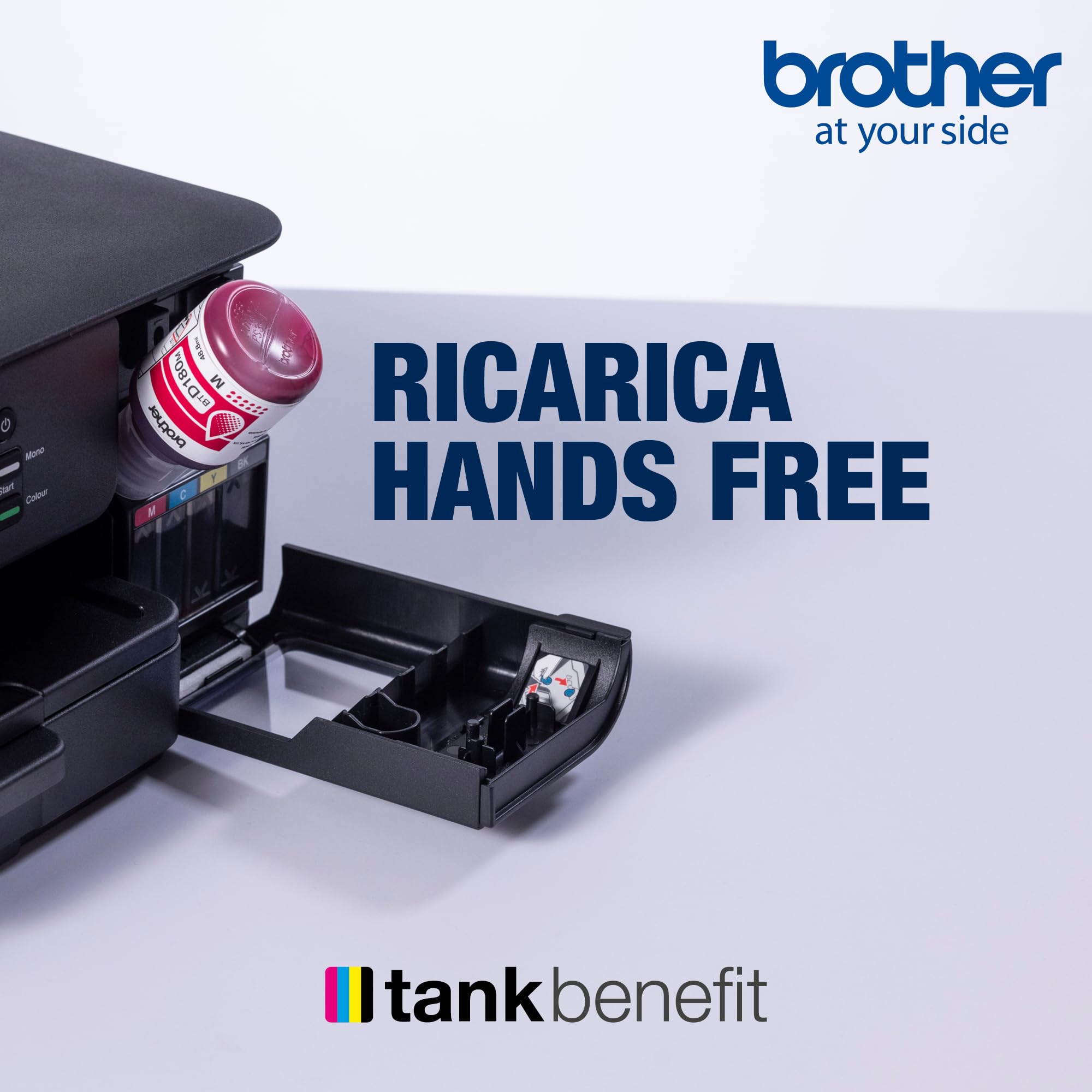 Brother DCPT780DW Multifunzione Inkjet Tank Stampante Duplex WiFi USB 150 Fogli ADF 20 Fogli