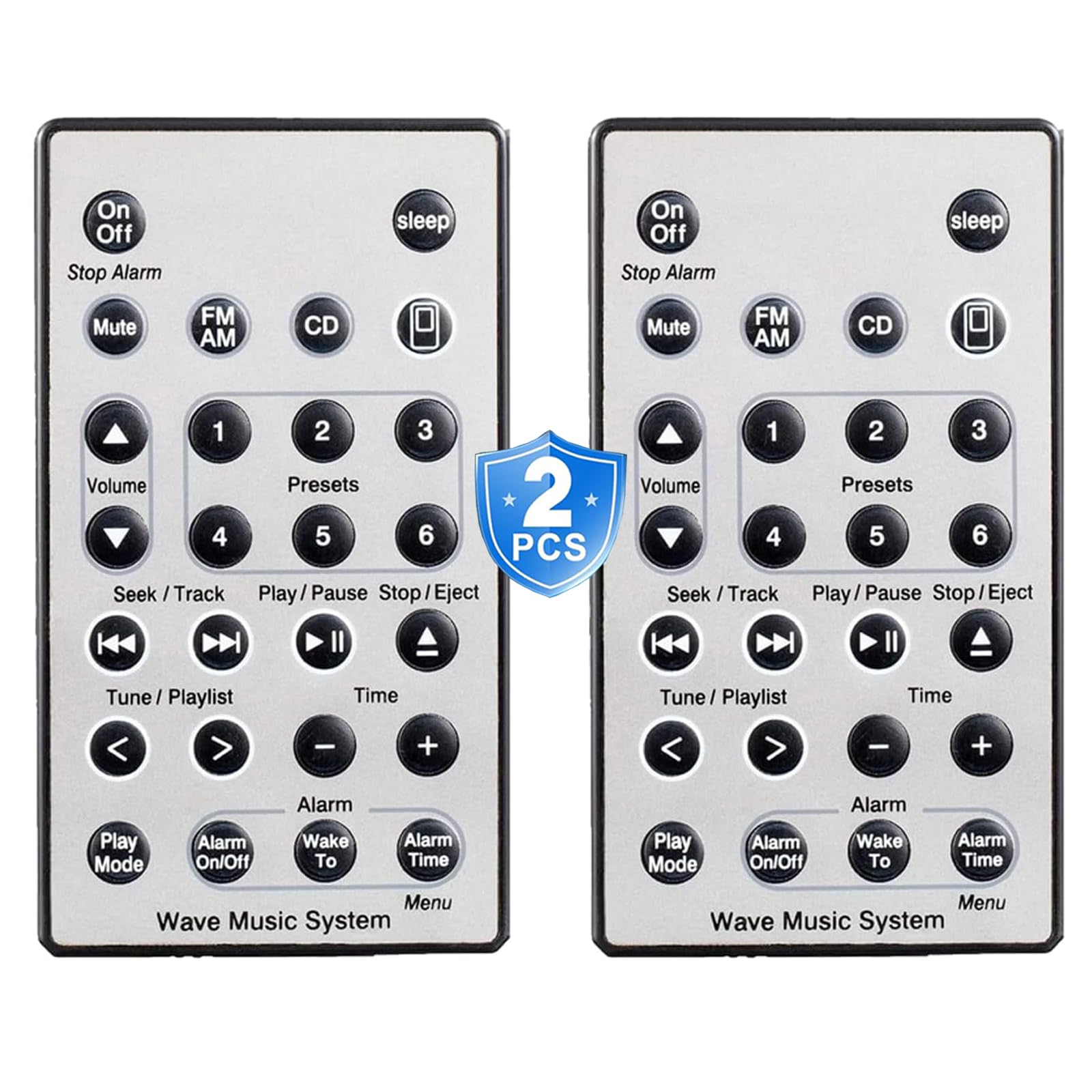 2 Pack Replacement Remote for Bose Wave Sound Touch Music Radio I II III IV