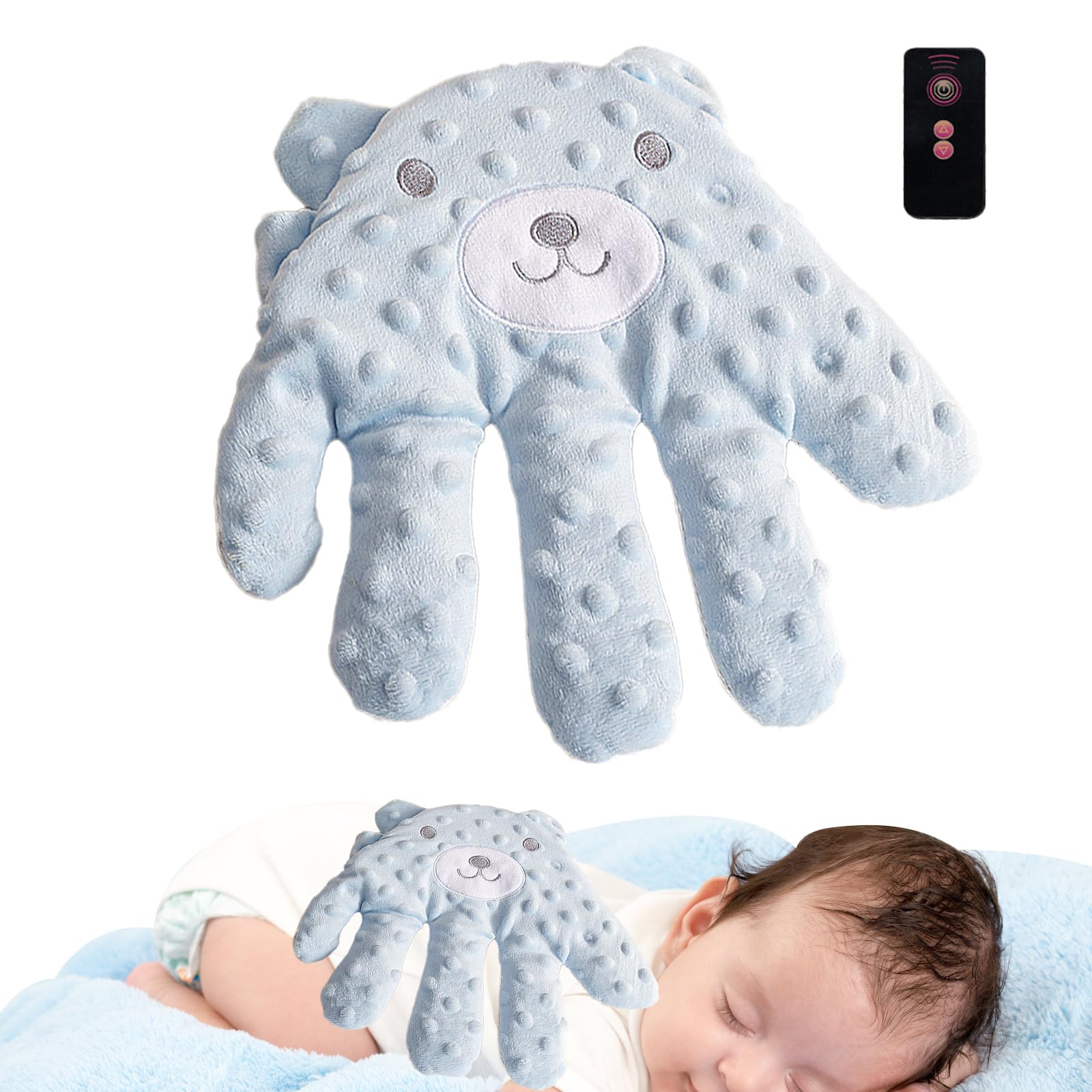 Baby Soothing Palm Baby Patting Toy Electric Baby Hand Pillow