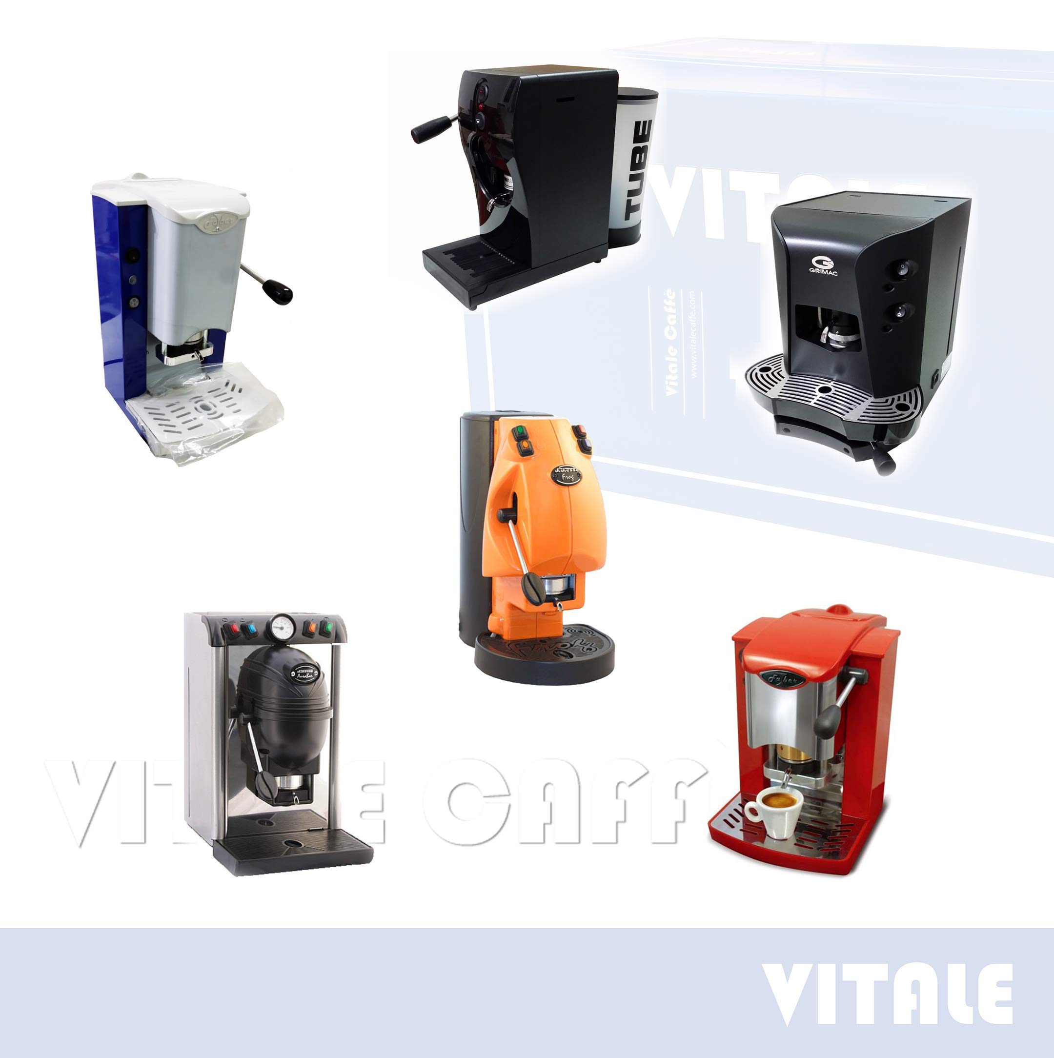 300 Cialde Vitale Caffè miscela Extrema Crema e Gusto Espresso Italiano Cialde ESE formato standard diametro 44 mm.