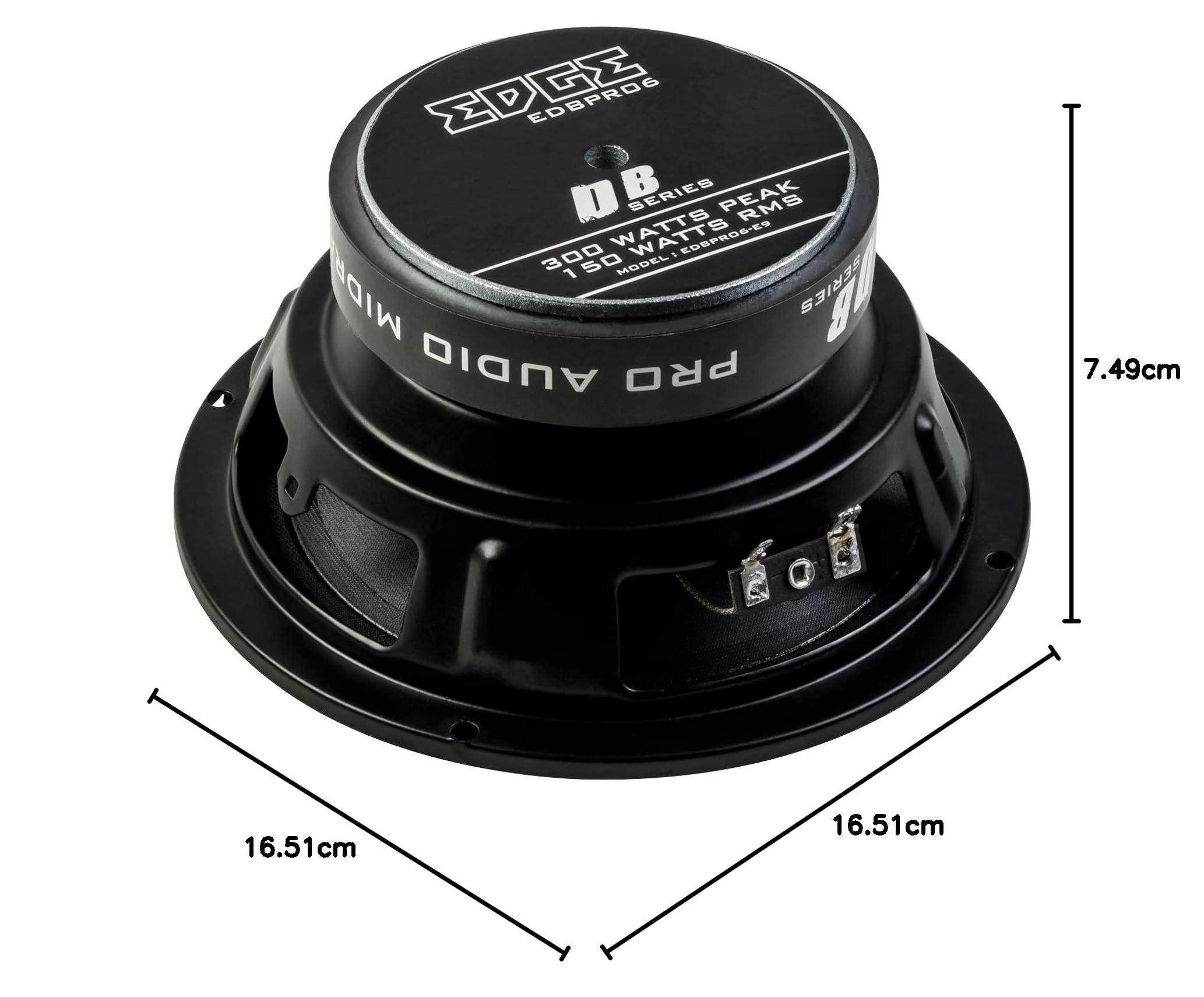 EDGE Edbpro6-E9 Altoparlante, Nero