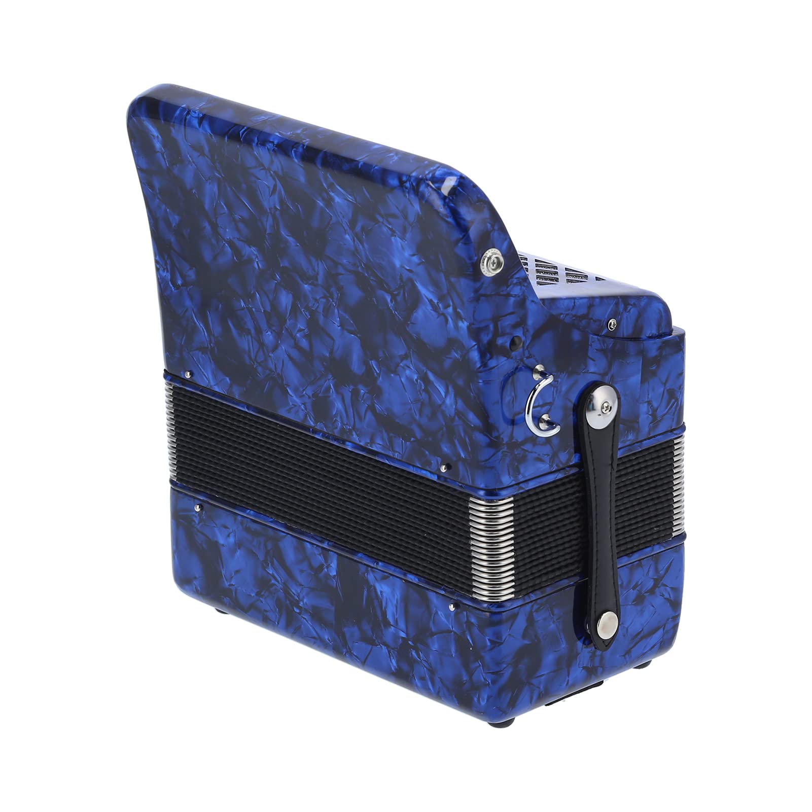 Dioche per Adulti Fisarmonica a 22 Tasti e 8 bassi: Strumento Ad Ancia Professionale Adatto a Principianti e Principianti, Include Zaino portatile. (blu scuro)