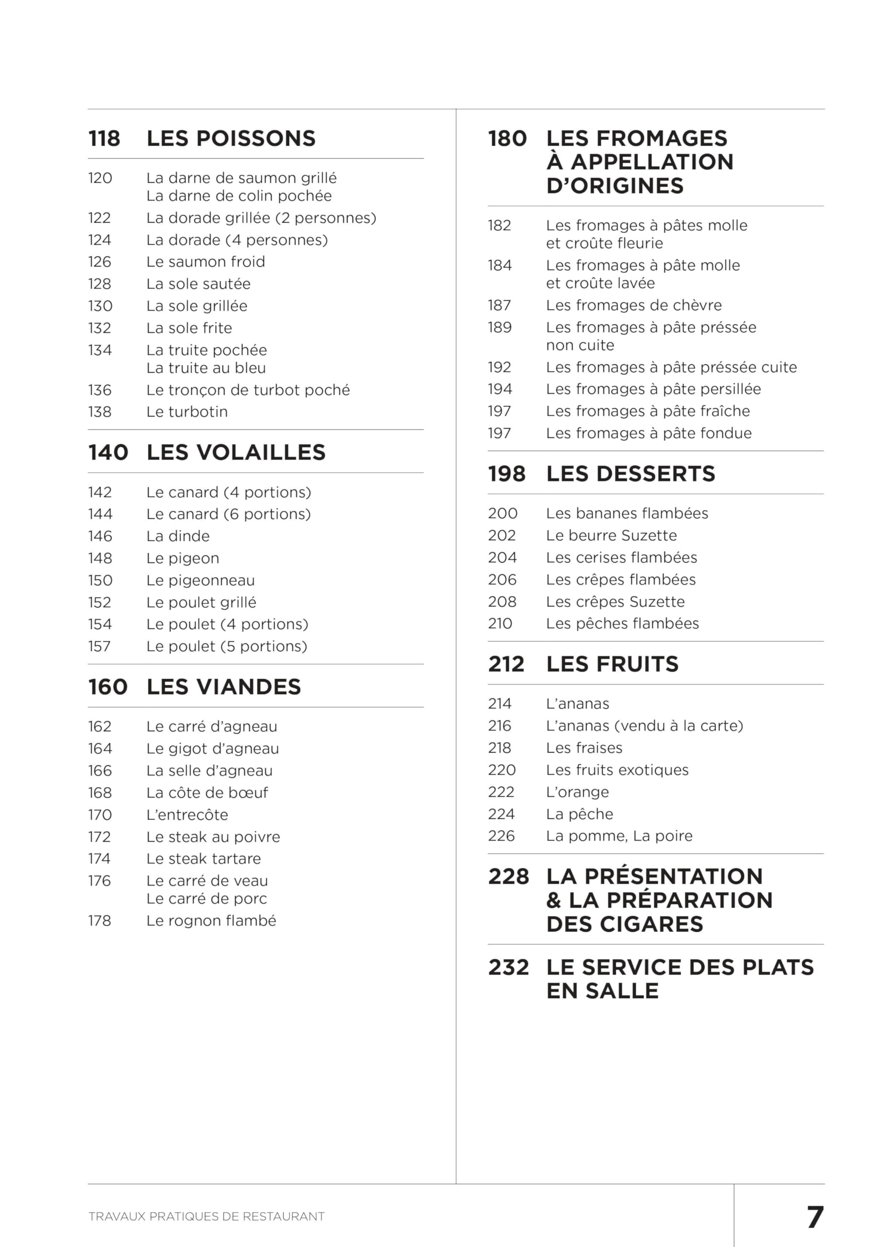 Travaux pratiques de restaurant: Toutes les techniques classiques du service en salle illustrées en pas à pas