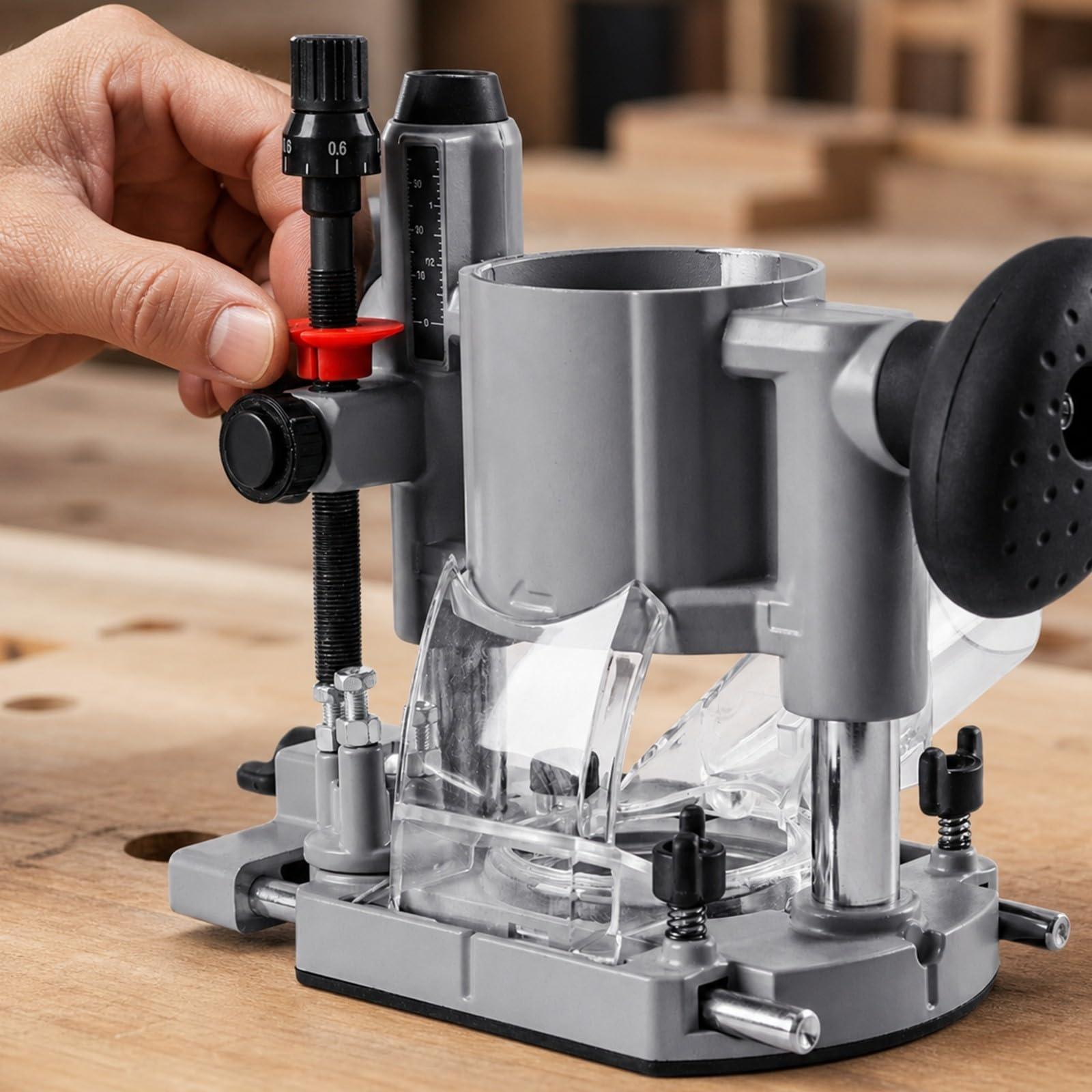predolo Soporte Ranurado con Base Resistente, Soporte Ranurado Fresado, Ergonómico, Herramienta, Carpinteros, Aficionados Al Bricolaje