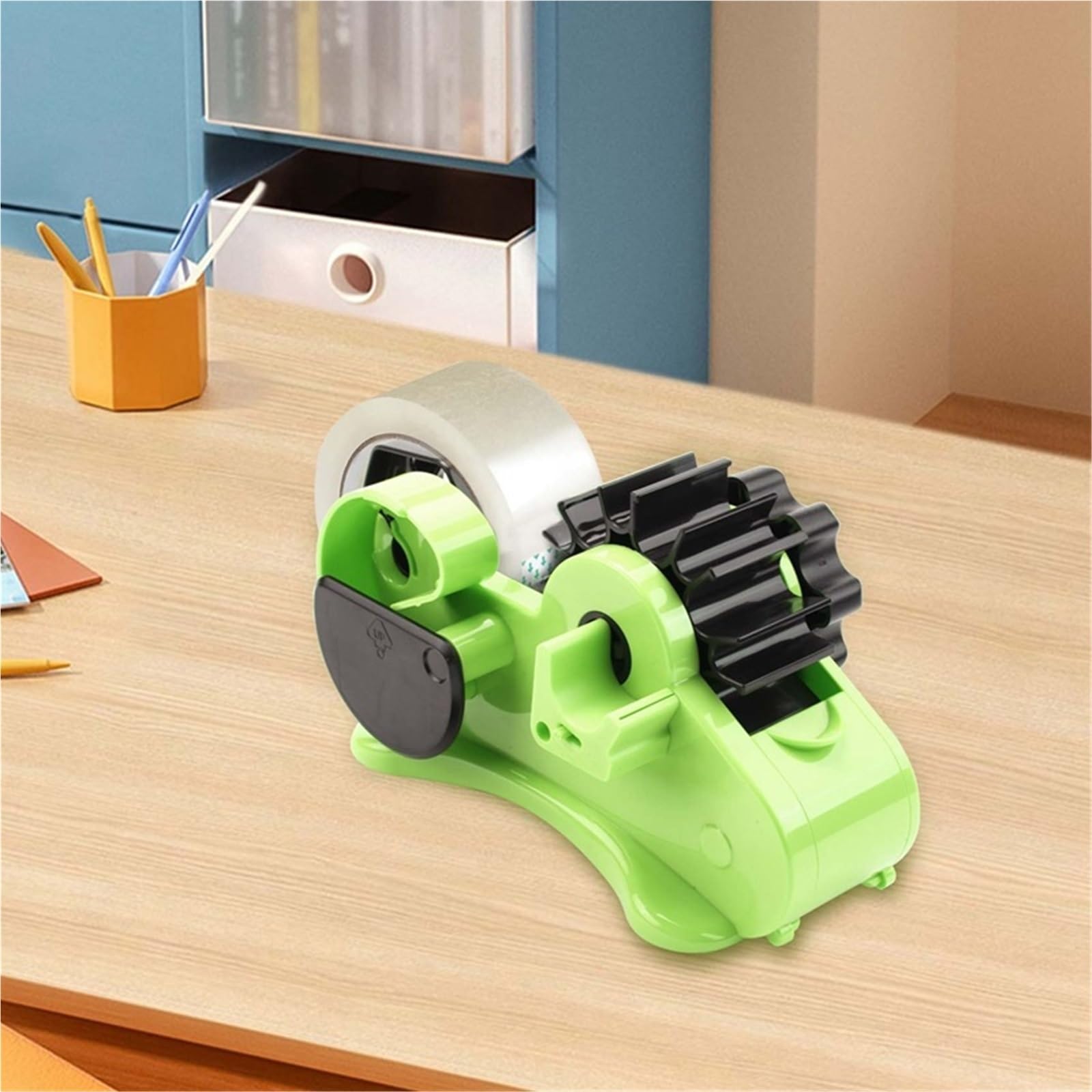 NUOVO - Distributore Di Nastro Adesivo Da Scrivania Semi-automatico, Taglio Del, Accensione/spegnimento Manuale For Nastri Trasparenti Washi Tagli Puliti E Precisi