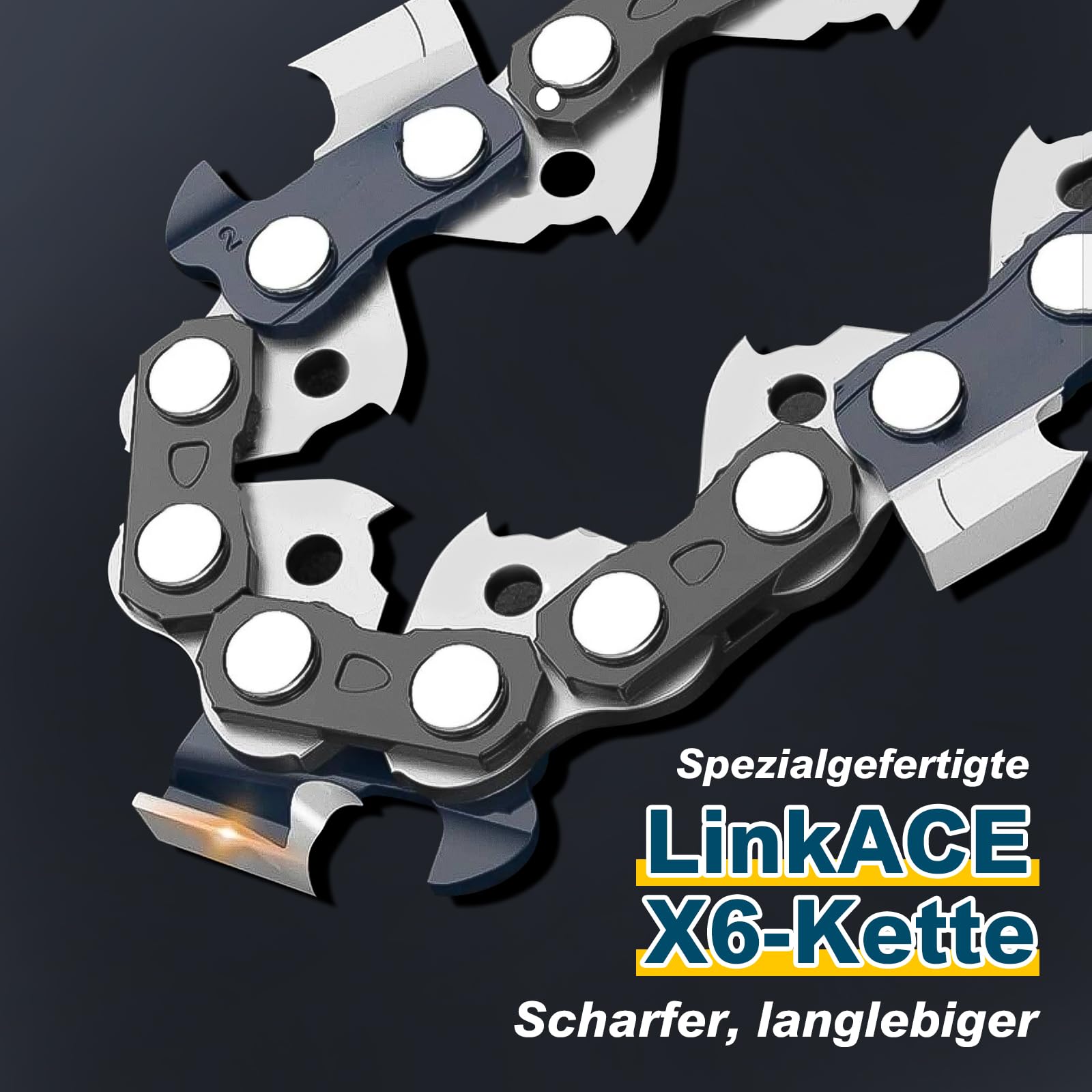 Mini Kettensäge mit Akku 2x4000mAh, 6 Zoll Akku Kettensäge mit Automatischer Öler, Ersatzkette und Ladegerät, Handkettensäg Elektrisch Chainsaw für Gartenscheren Astschere Holzschneidenz DIY