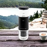 Vista 8 de Mini cafetera portátil de café expreso recargable por USB para espresso en polvo o cápsula