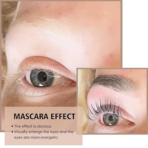 Miniatura 3 de Kit de tinte para pestañas y cejas Lomasa, tinte para cejas negro instantáneo con resultados naturales, kit de tinte para pestañas profesional que