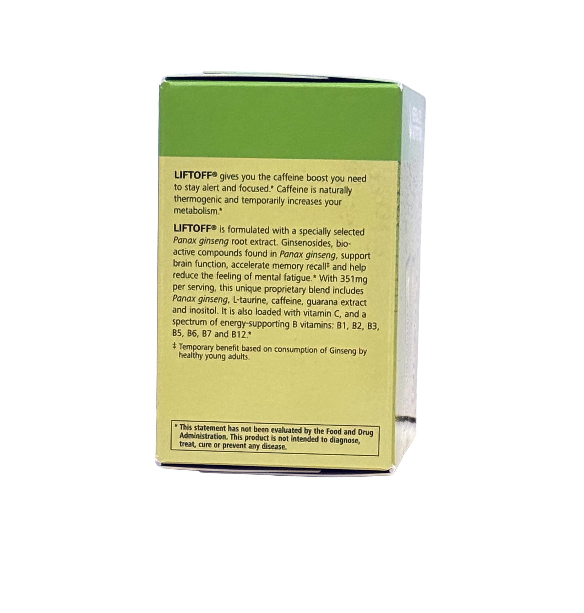 Herbalife Nutrition LIFTOFF Energy Stick Packs -Lemon-Lime Blast - Instant Drink for Natural Boost of Energy, Clears Minds, Improves Concentration, 30 Count (30 Packs), Green Lemon-Lime Blast — Amazon image 3