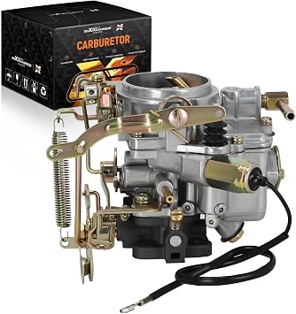 2 Barrel Carburetor Carb for Nissan B210 A14 Engine 1975-1978, for Nissan Pulsar Base Hatchback 3DR/5DR 1983, Replace# 16010W5600, 16010H6100, Manual/Mechanical Choke