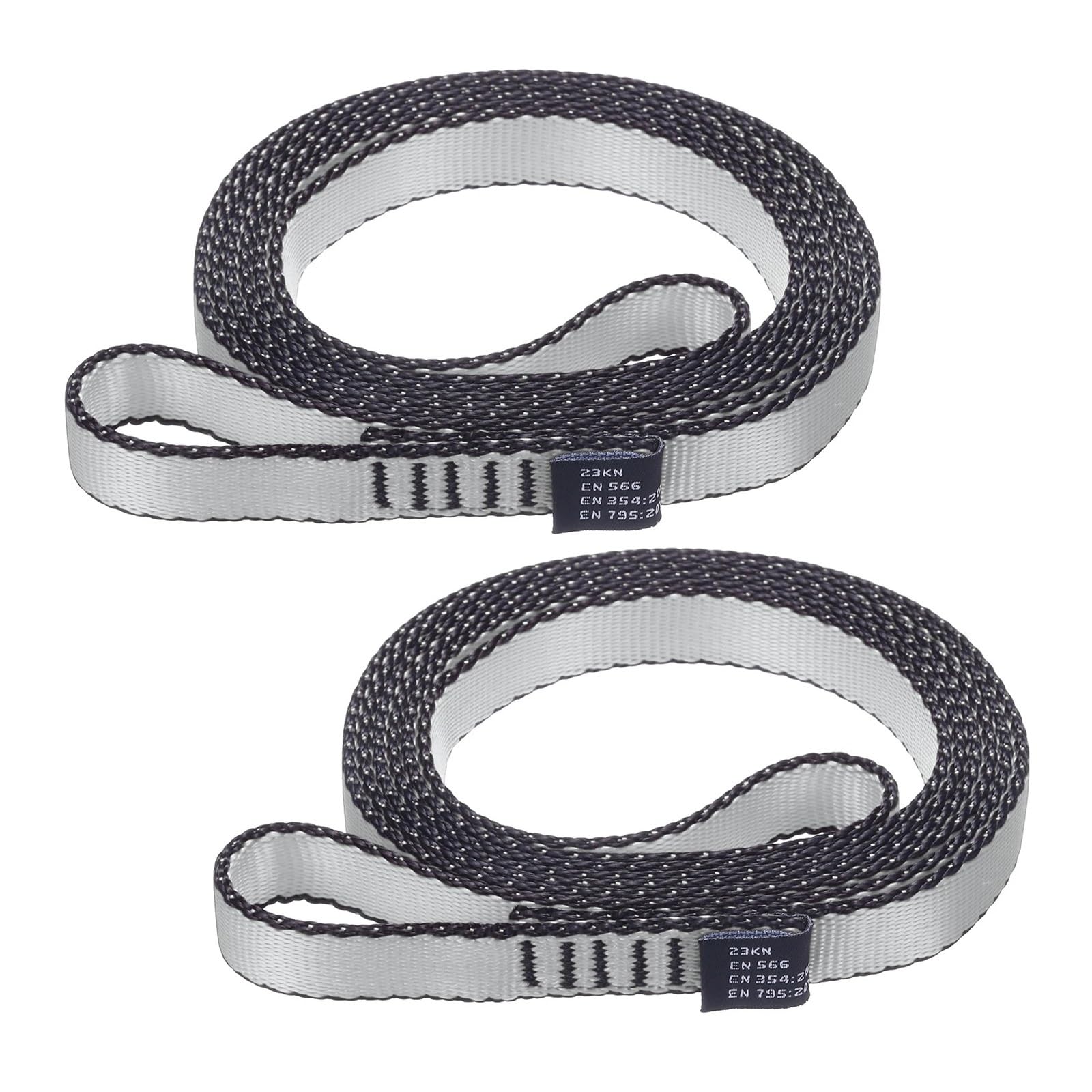 Bandschlingen 1T 2T 3T 5T ​​Polyester-Doppelschnalle-Flachkran-Frachtschlinge