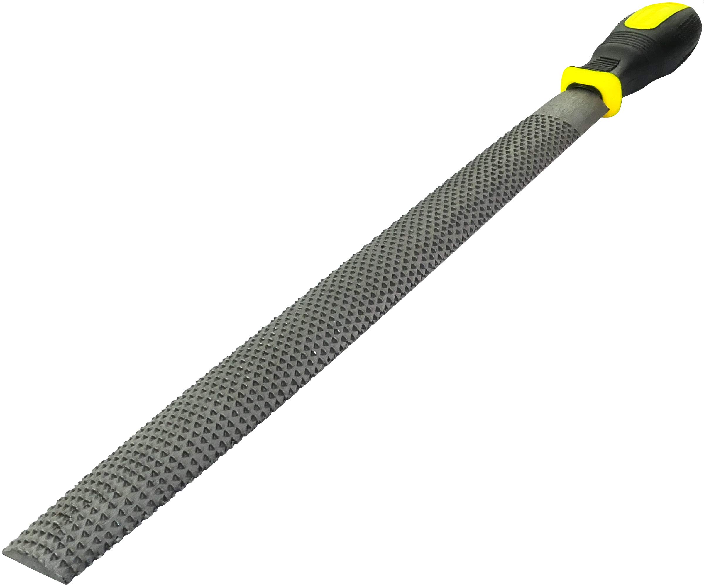 AERZETIX - Lima/Raspa per legno in acciaio semitonda - Lunghezza 300mm - Utensile manuale da falegname - Manico bimateriale - Strumenti di finitura Lime/Spilli/Denti - C45956