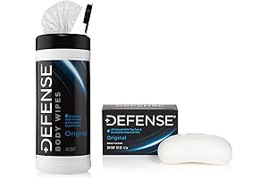 Defense Soap 4 Oz Bar and Body Wipes (40 Count) - Your...