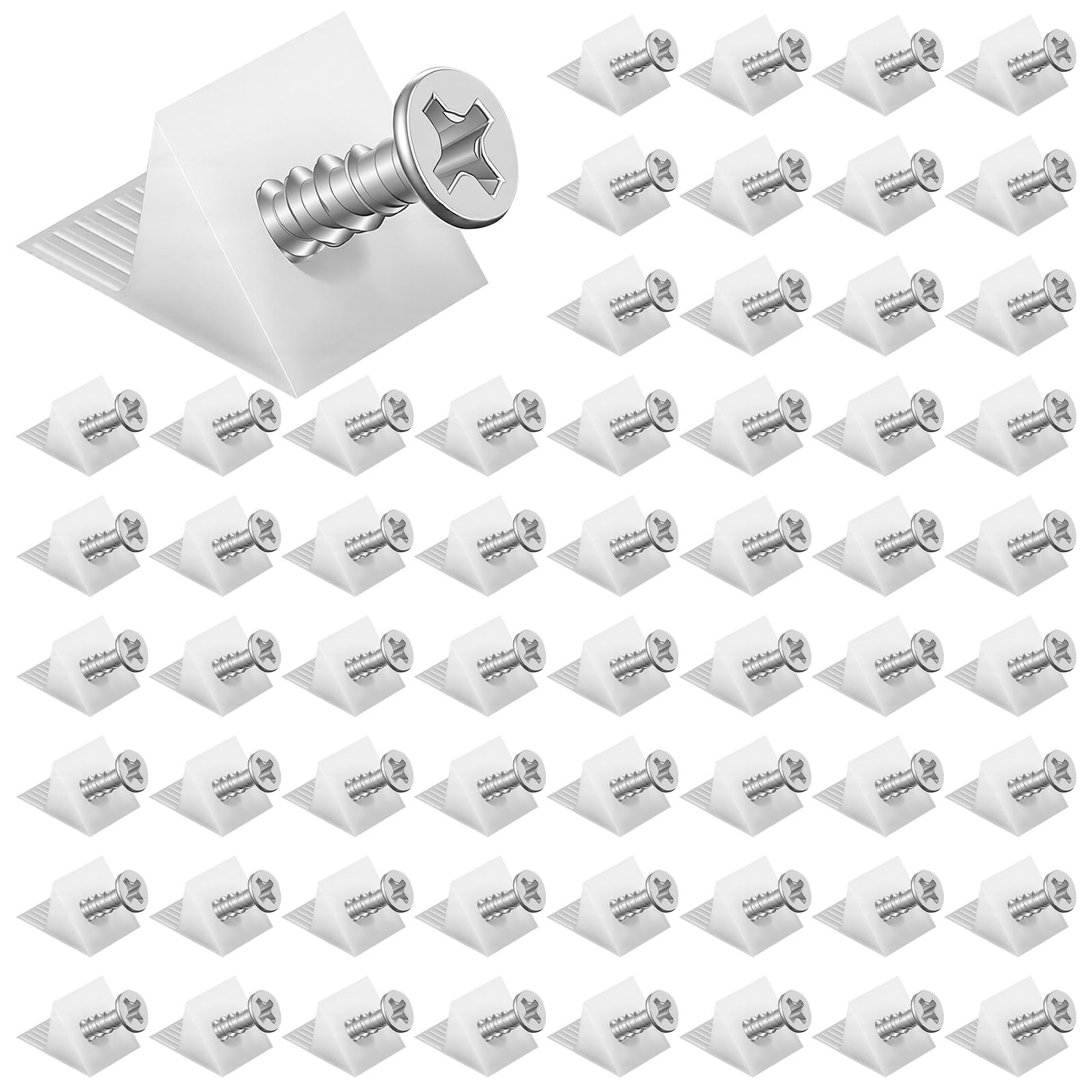 TIESOME 100 Pcs Drawer Support Brackets, Drawers Repair Kit
