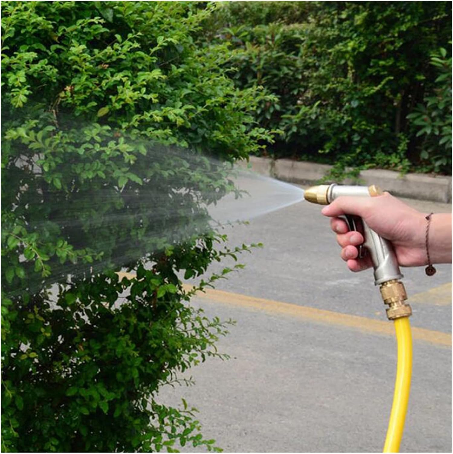 Garden Hose Sprayer -High Pressure Water Spray Gun Lawn Adjustable Mode Spraying Garden Irrigation Car Wash