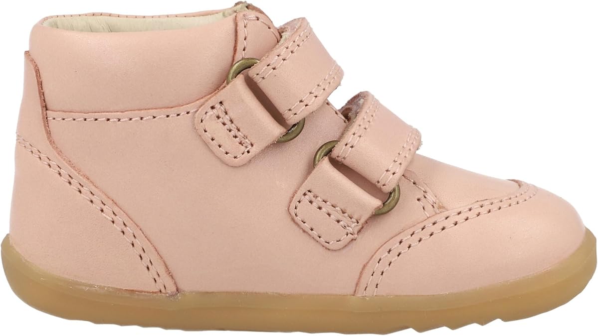 Bobux Step Up Timber Boots Dusk Pearl Leather Adjustable Straps for Cooler Climates