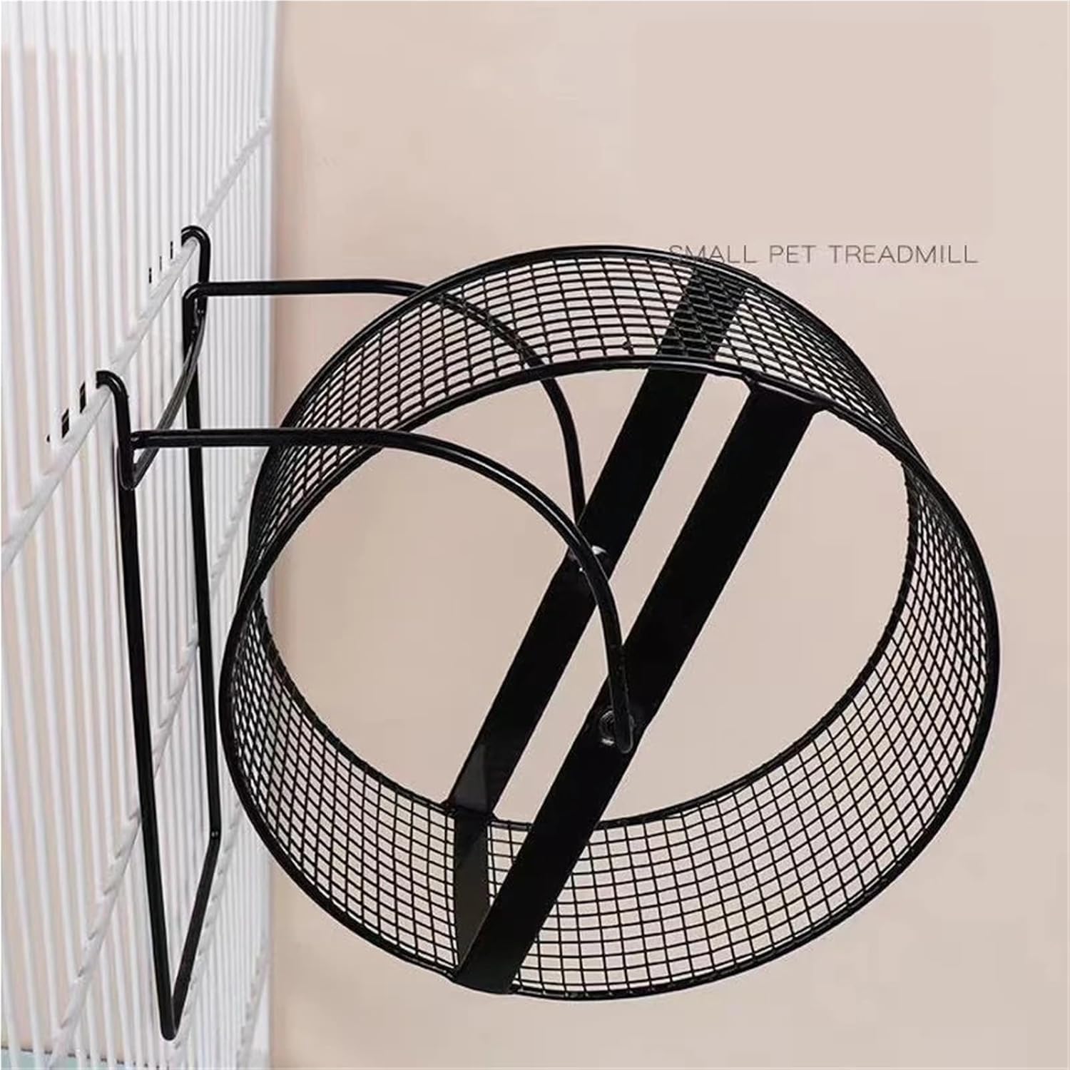 17cm 20cm Hamster Running Wheel with Stand Household Running Jogging Toy Pet Hamster Gerbil Small Animal Exercise Playing(Small)